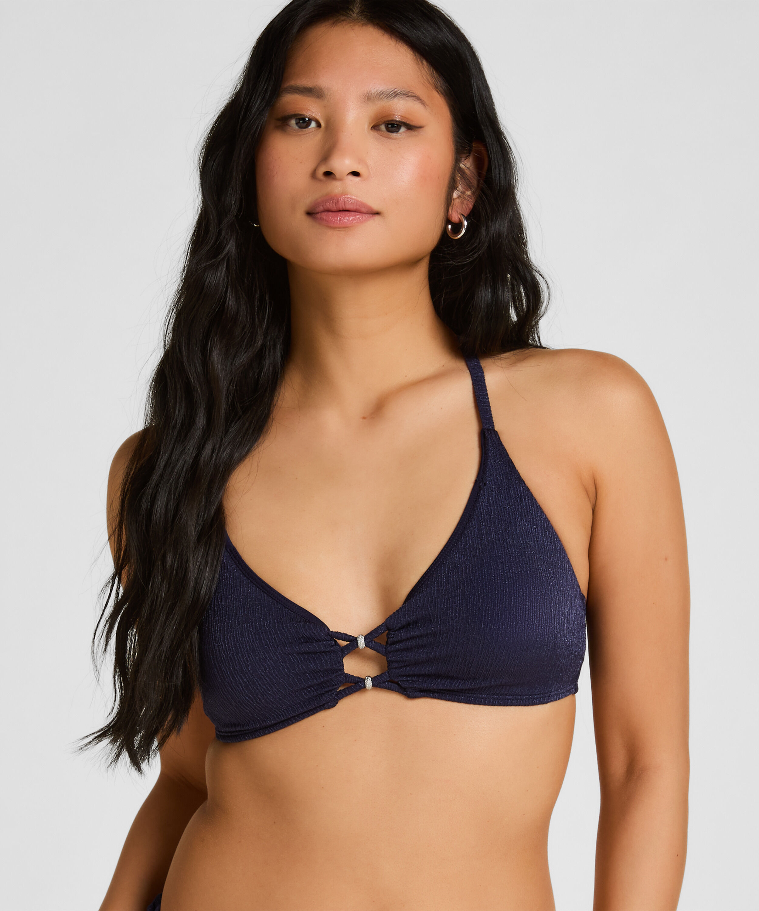 Highleg Bikinihose Sorento, Blau