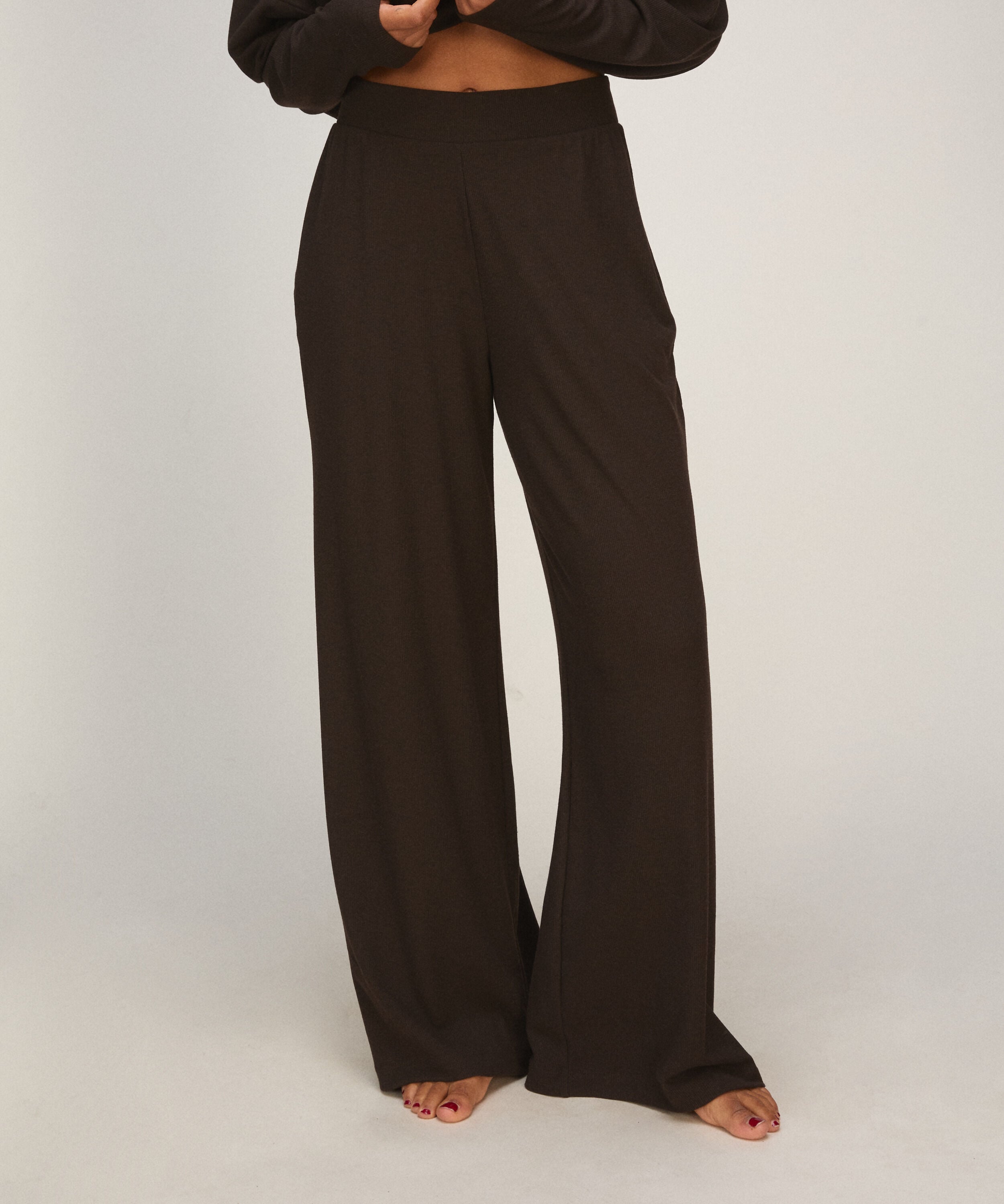 Hose Premium Jersey, Braun