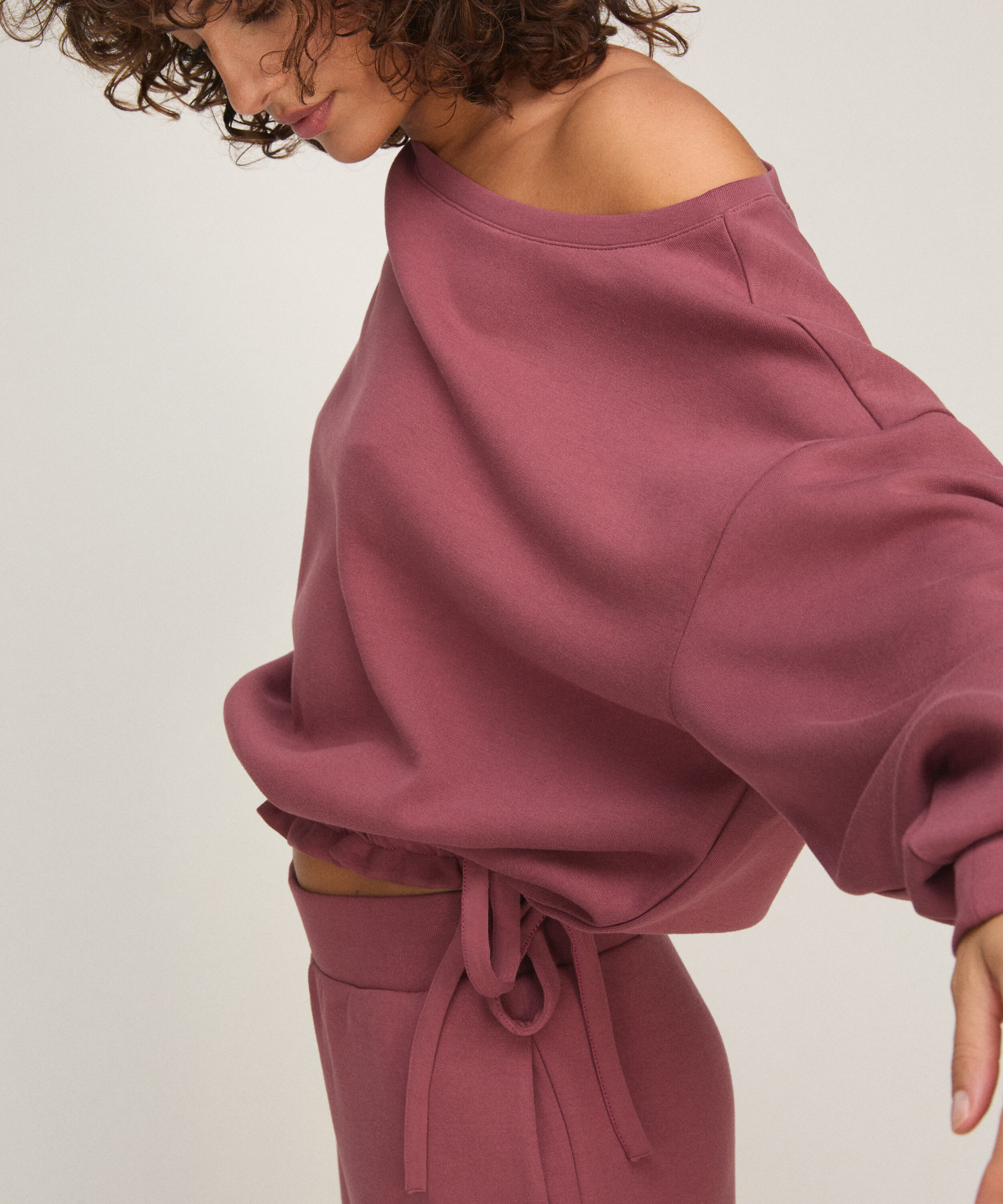 Viskose-Shirt mit U-Boot-Ausschnitt, Rose Viskose-Shirt mit U-Boot-Ausschnitt, Rose