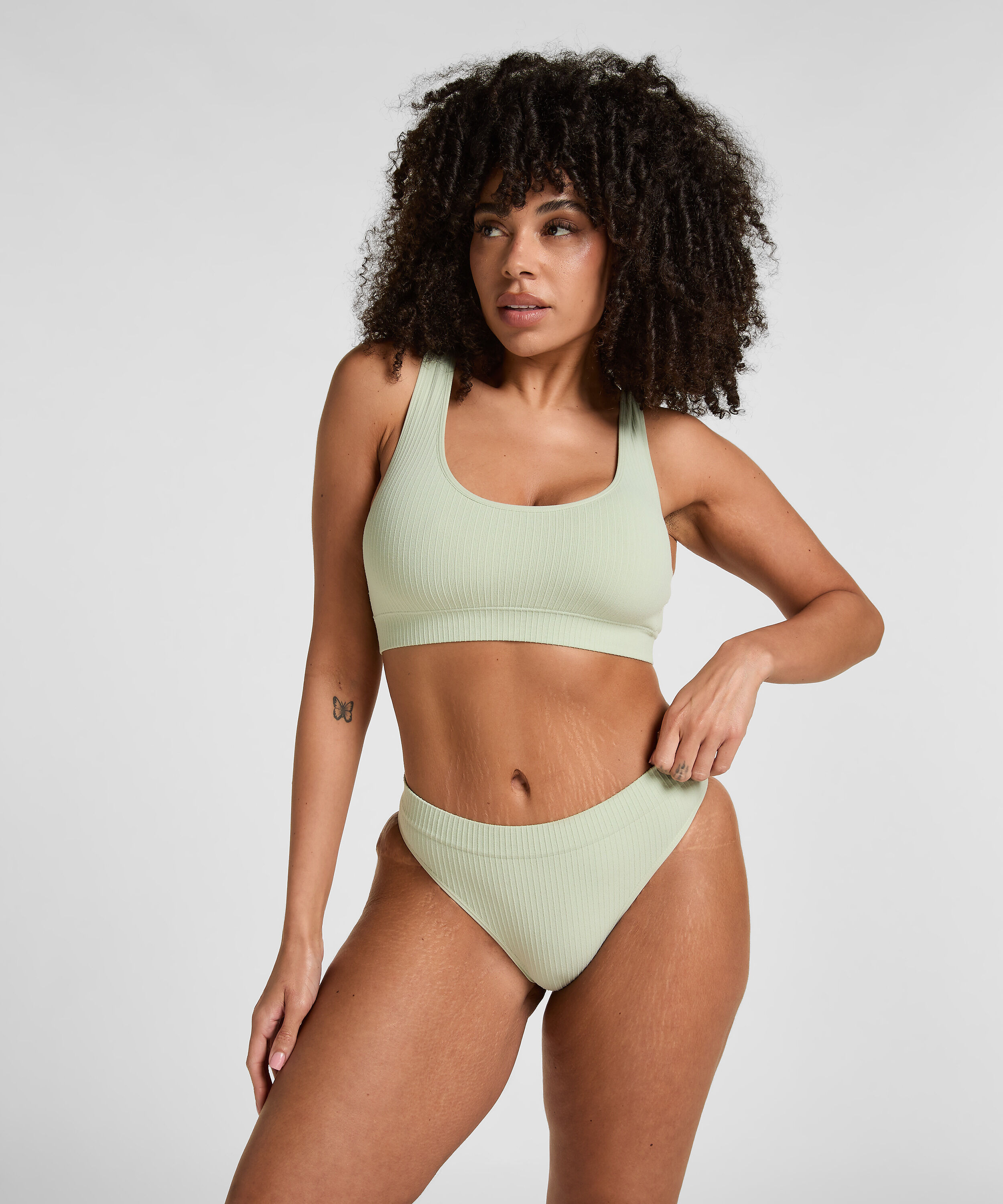 Bralette Scoop Dianne, Grün