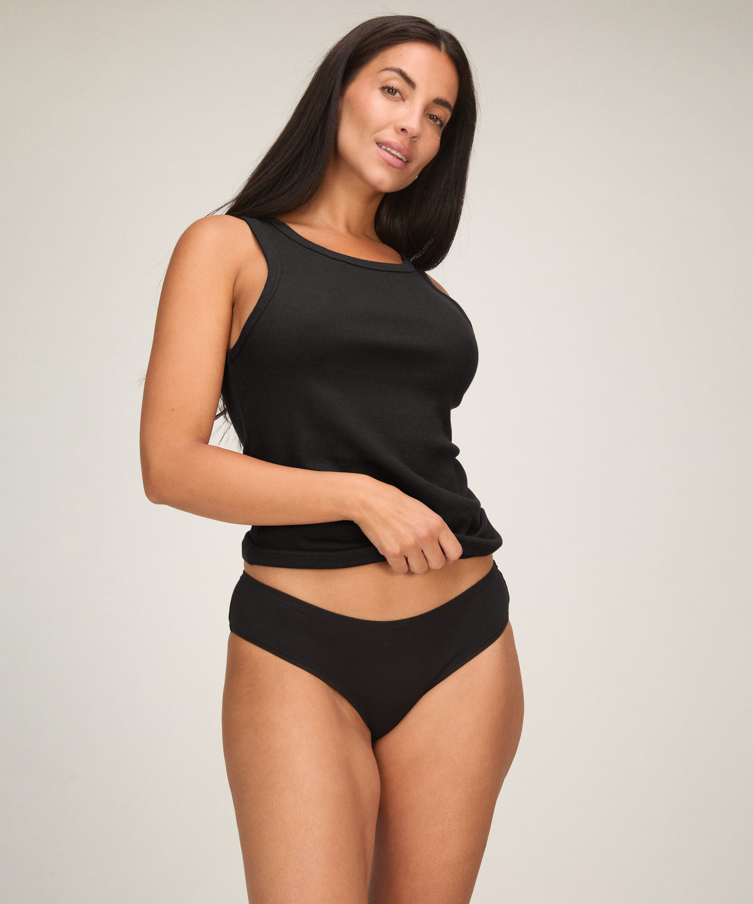 Multipack Baumwoll-Shorts, Schwarz
