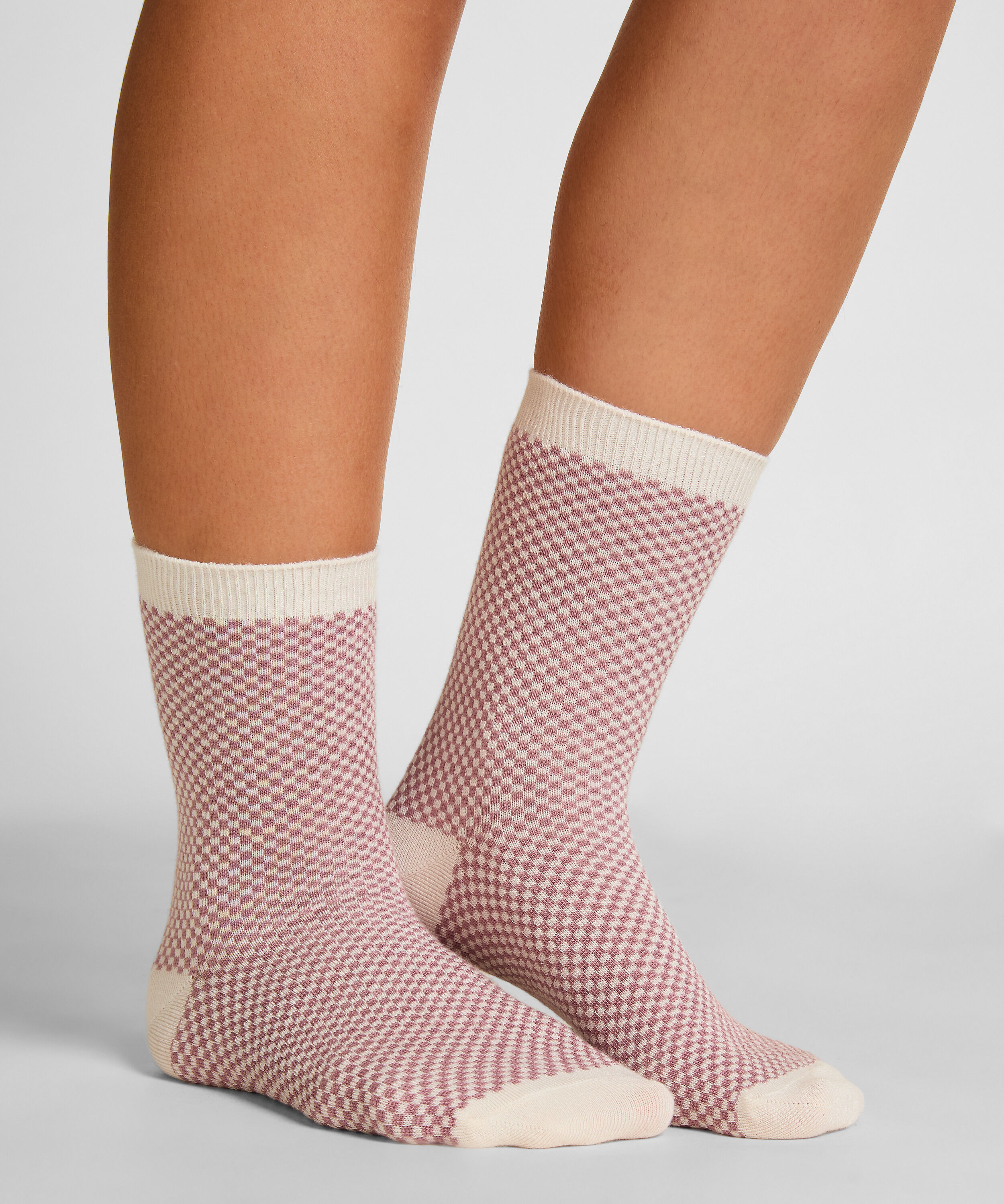 Crew-Socken aus Modal, Lila