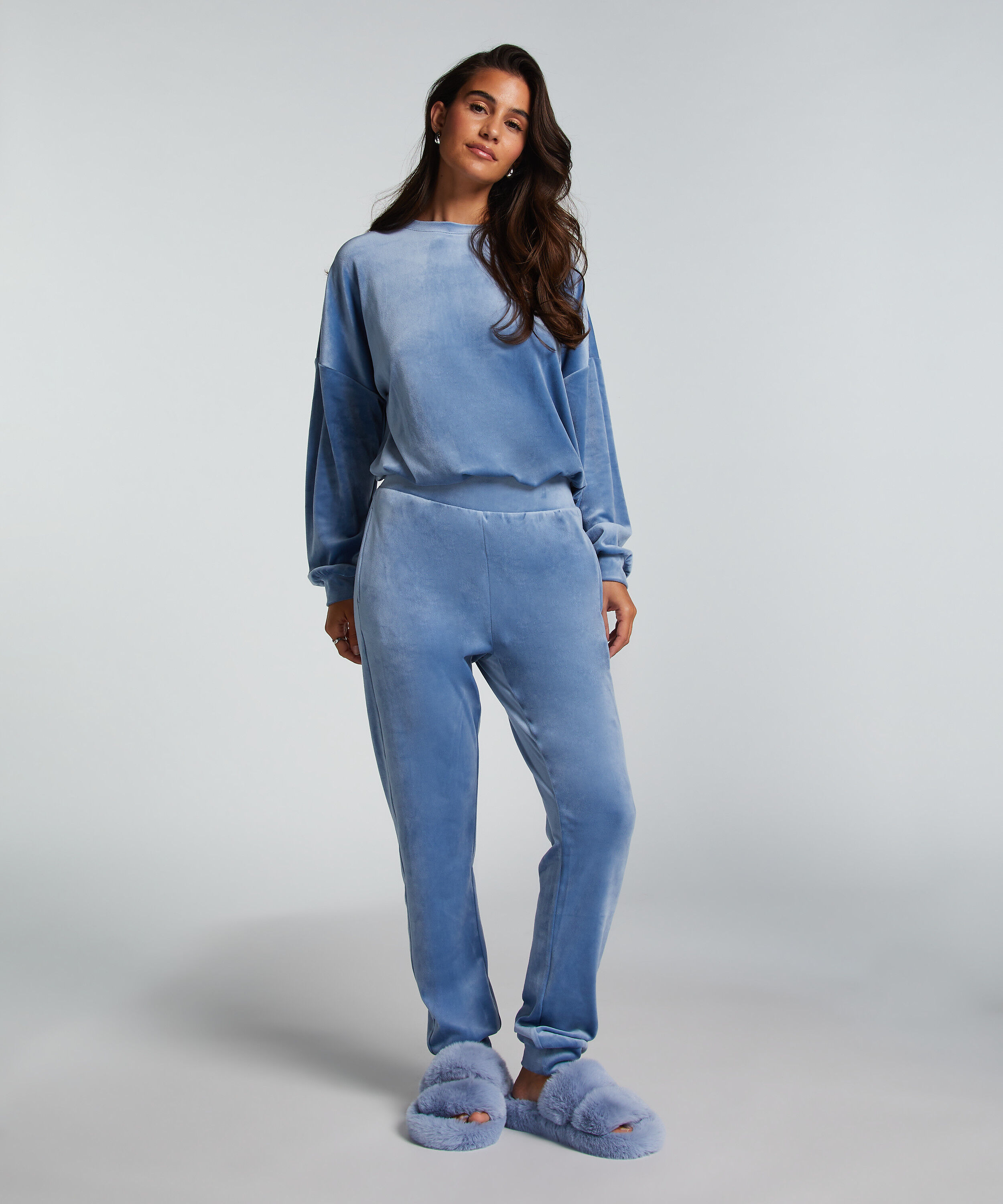 Petite Jogginghose Velours, Blau Petite Jogginghose Velours, Blau