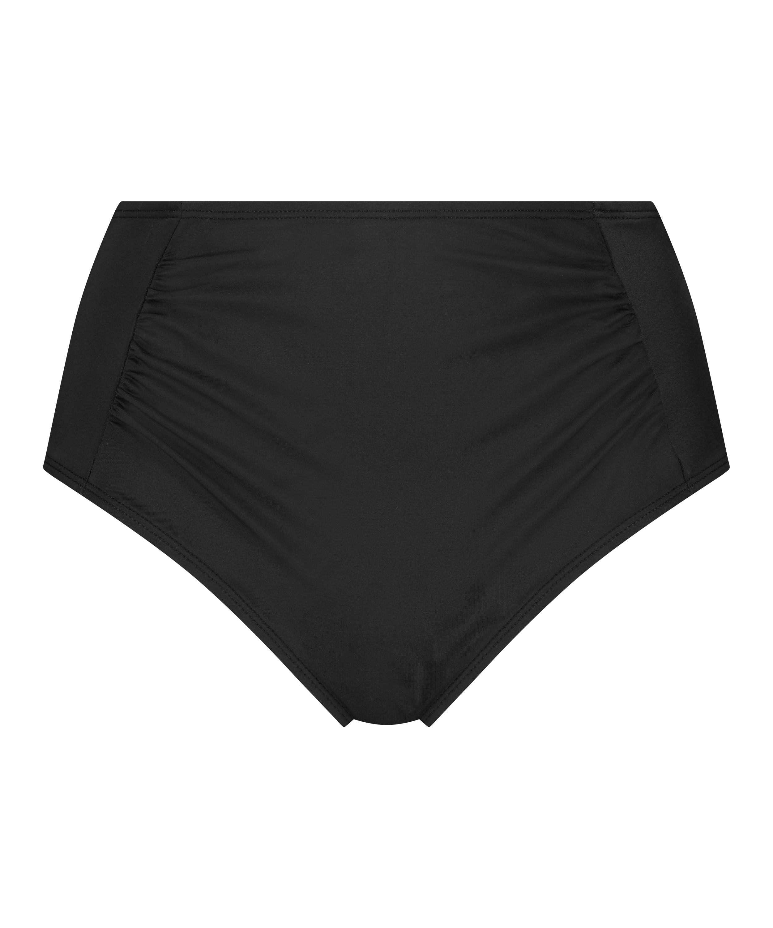 Bikini-Slip mit hoher Passform Luxe, Schwarz, main