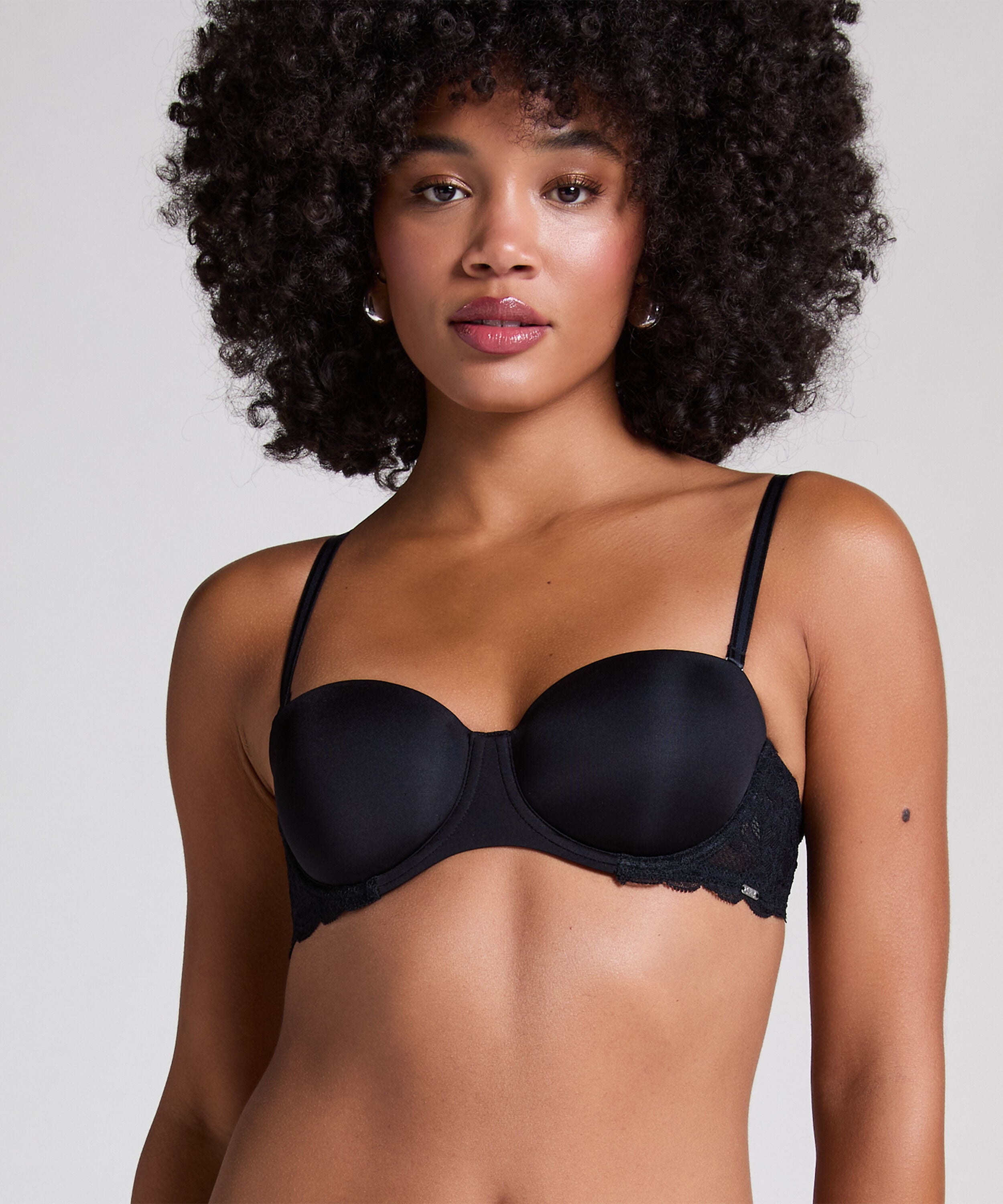 Vorgeformter Bügel-BH Angie, strapless, Schwarz Vorgeformter Bügel-BH Angie, strapless, Schwarz