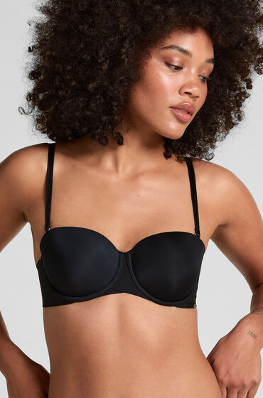 Hunkemöller Vorgeformter trägerloser Bügel-BH Jane Schwarz