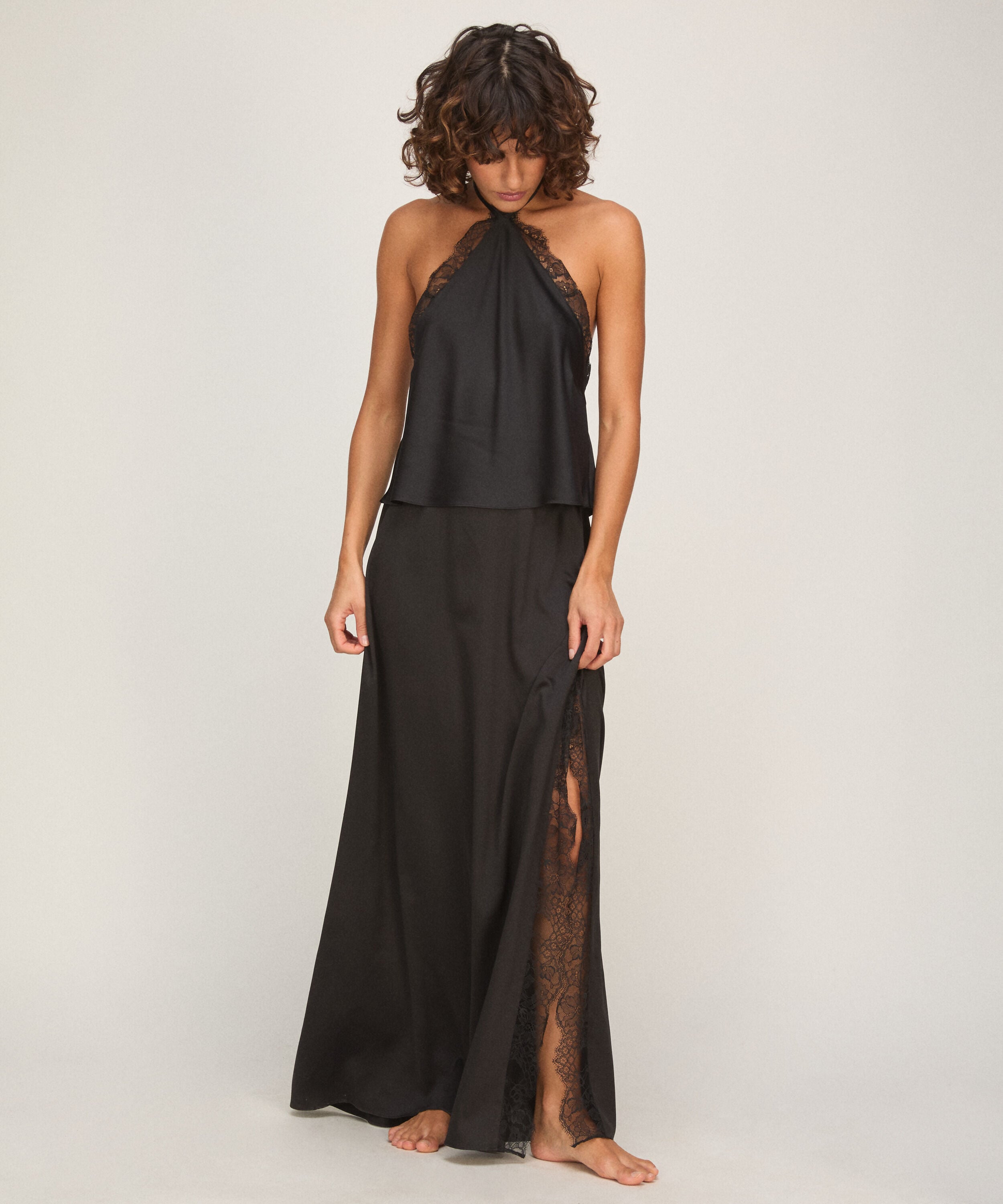 Halter Top Cecilia, Schwarz