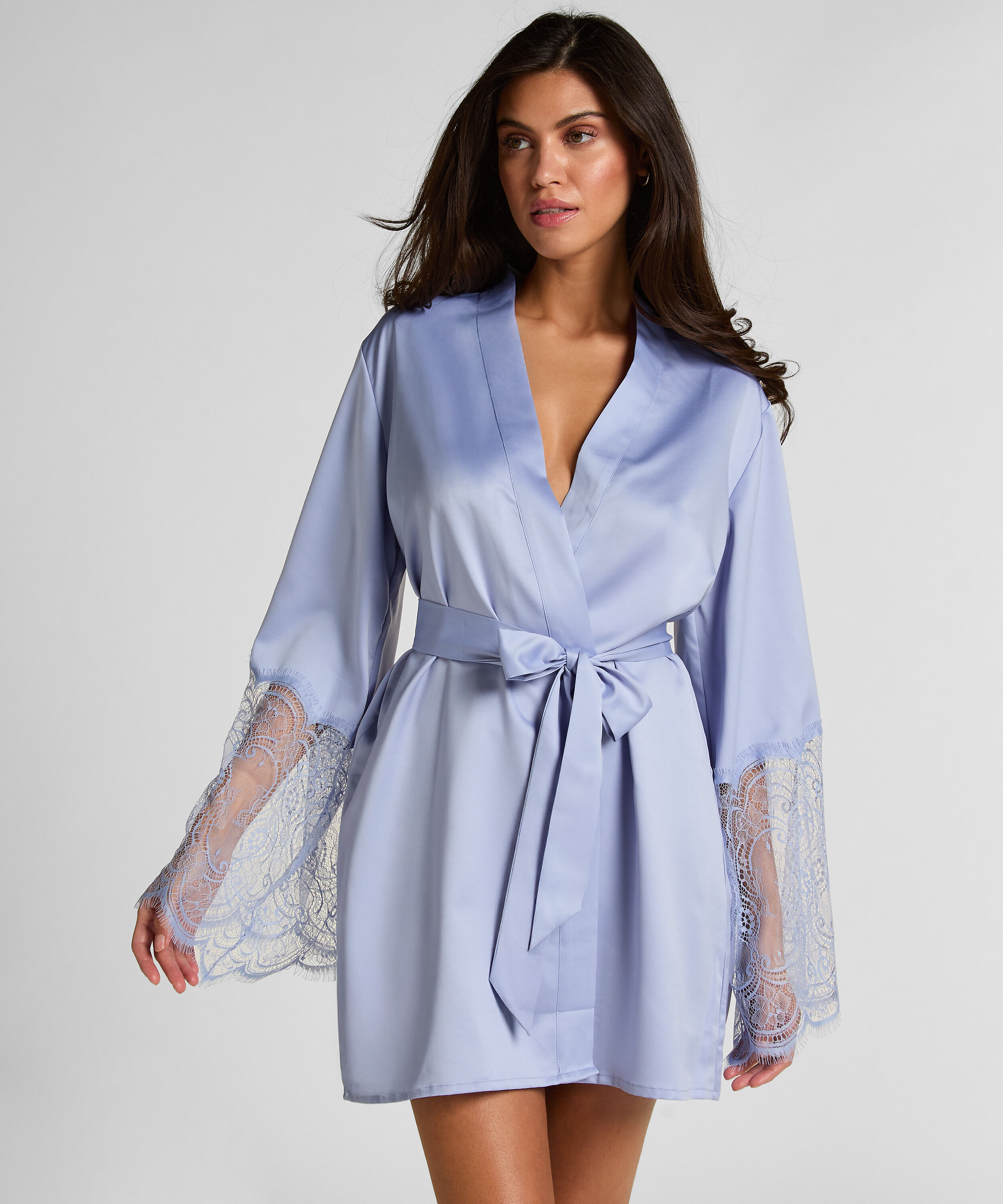 Kimono Satin, Lila