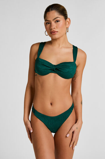 Hunkemöller Azua Highleg Bikinihose Grün