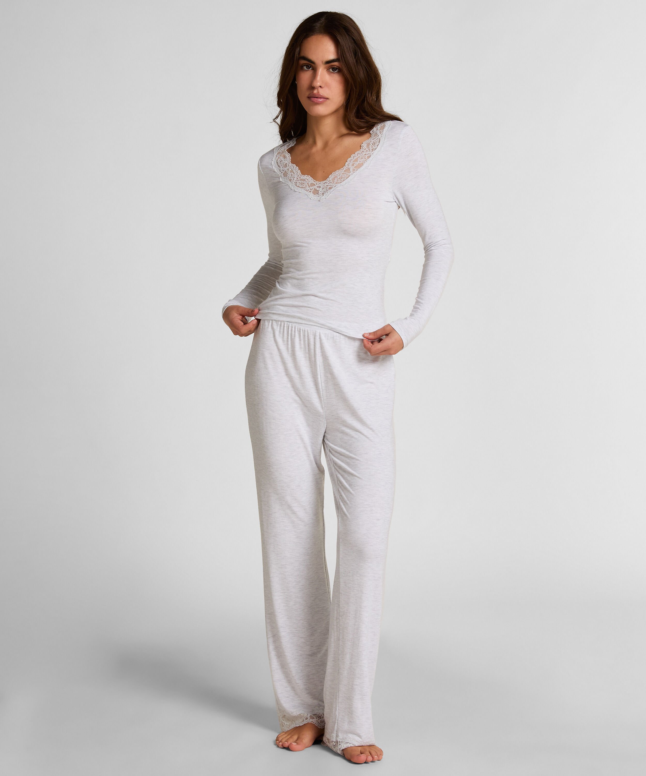 Pyjama-Set, Grau