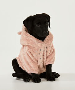 Hunde-Onesie Fleece, Grau