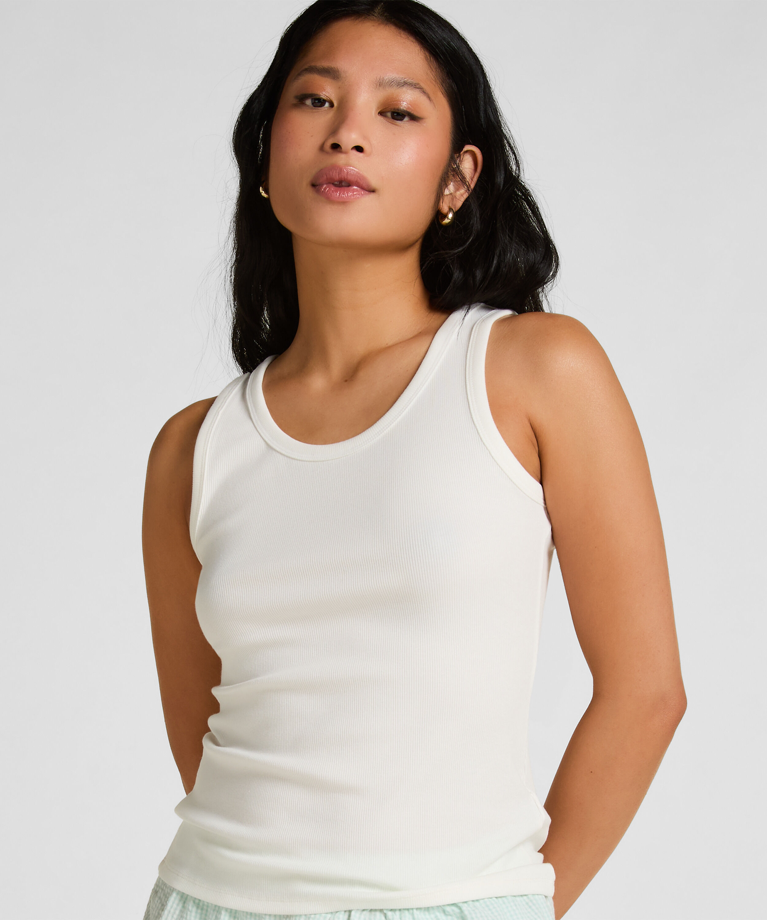 Singlet Jersey, Weiß