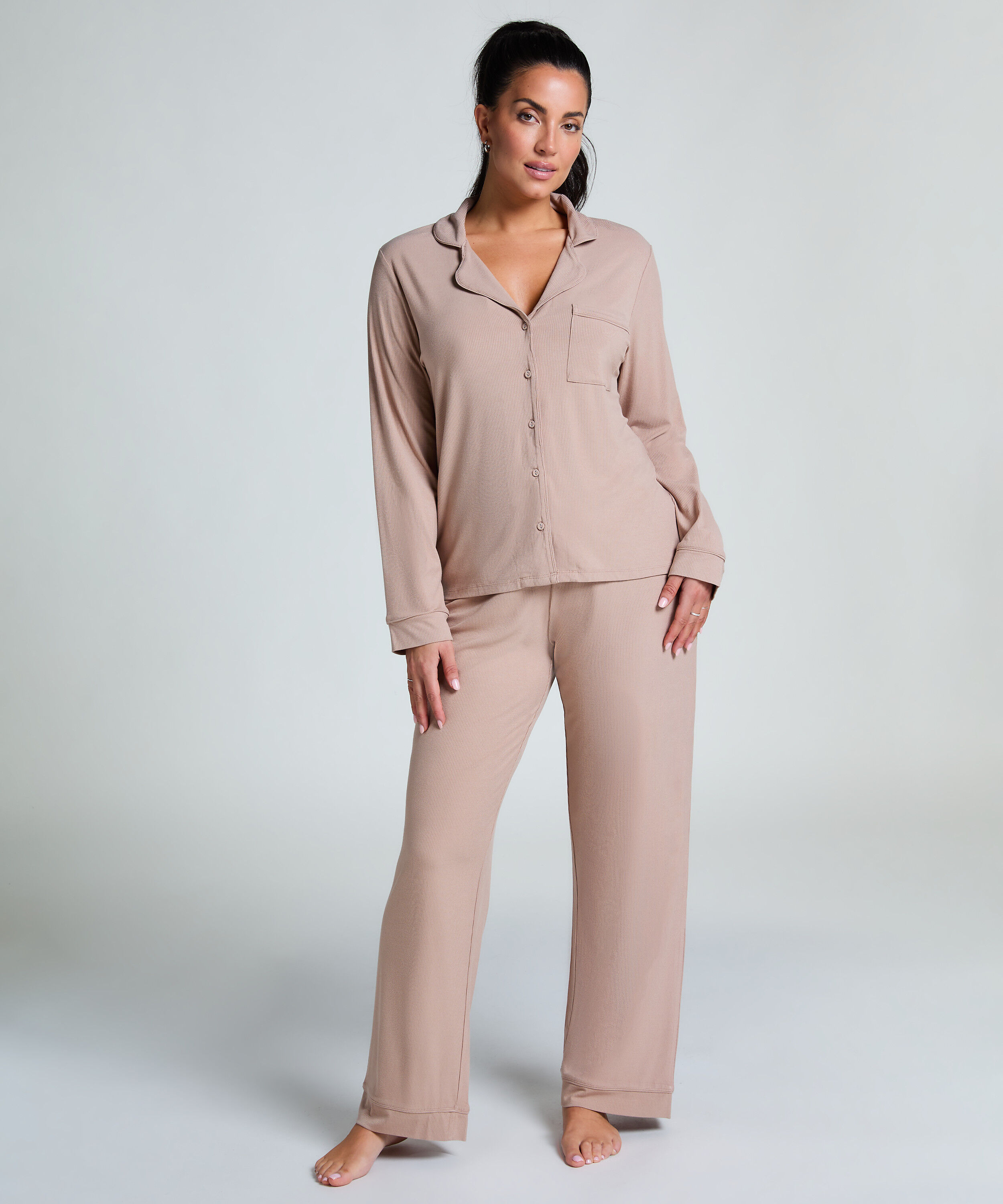 Essential-Jacke gerippt