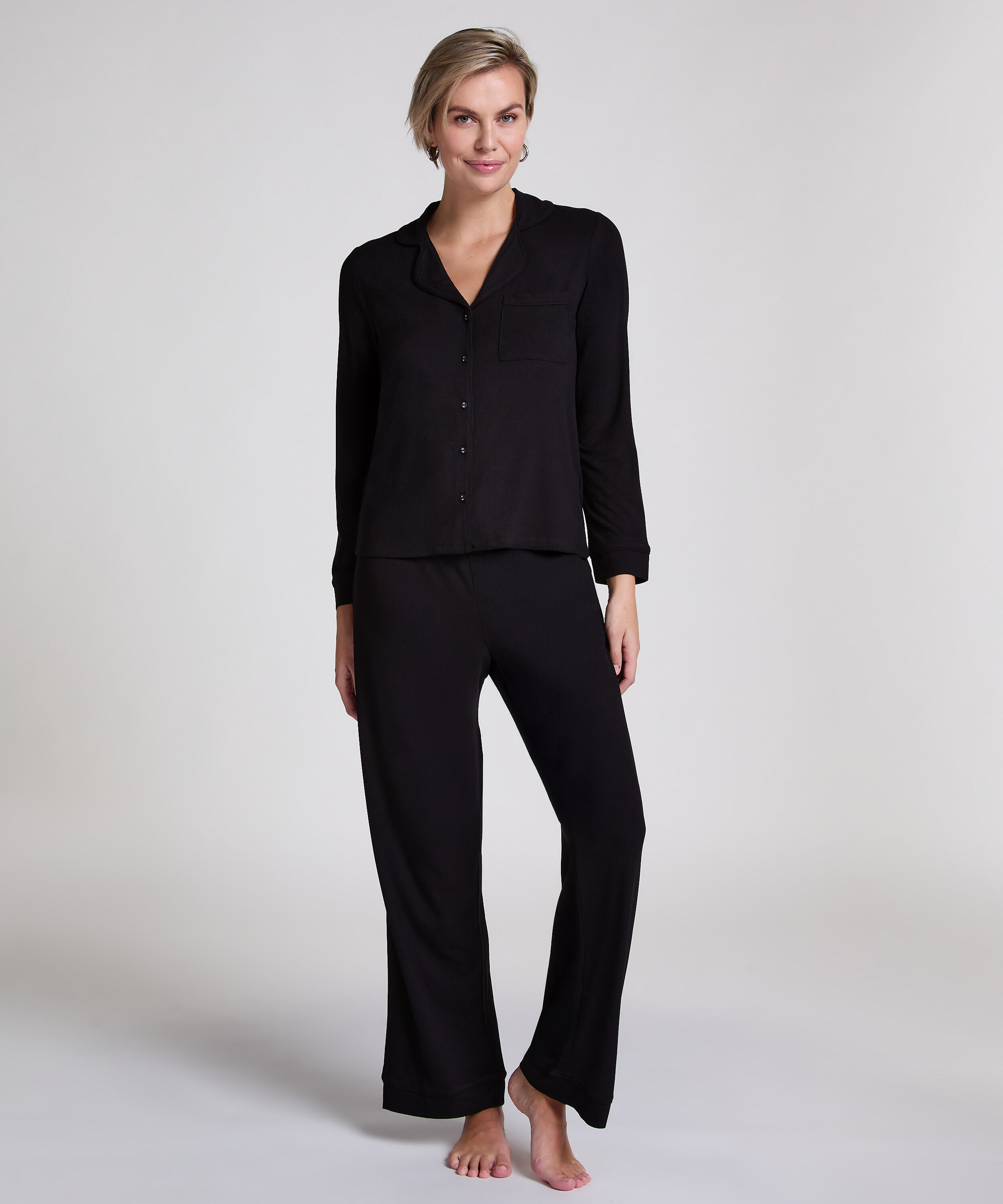 Essential-Jacke gerippt