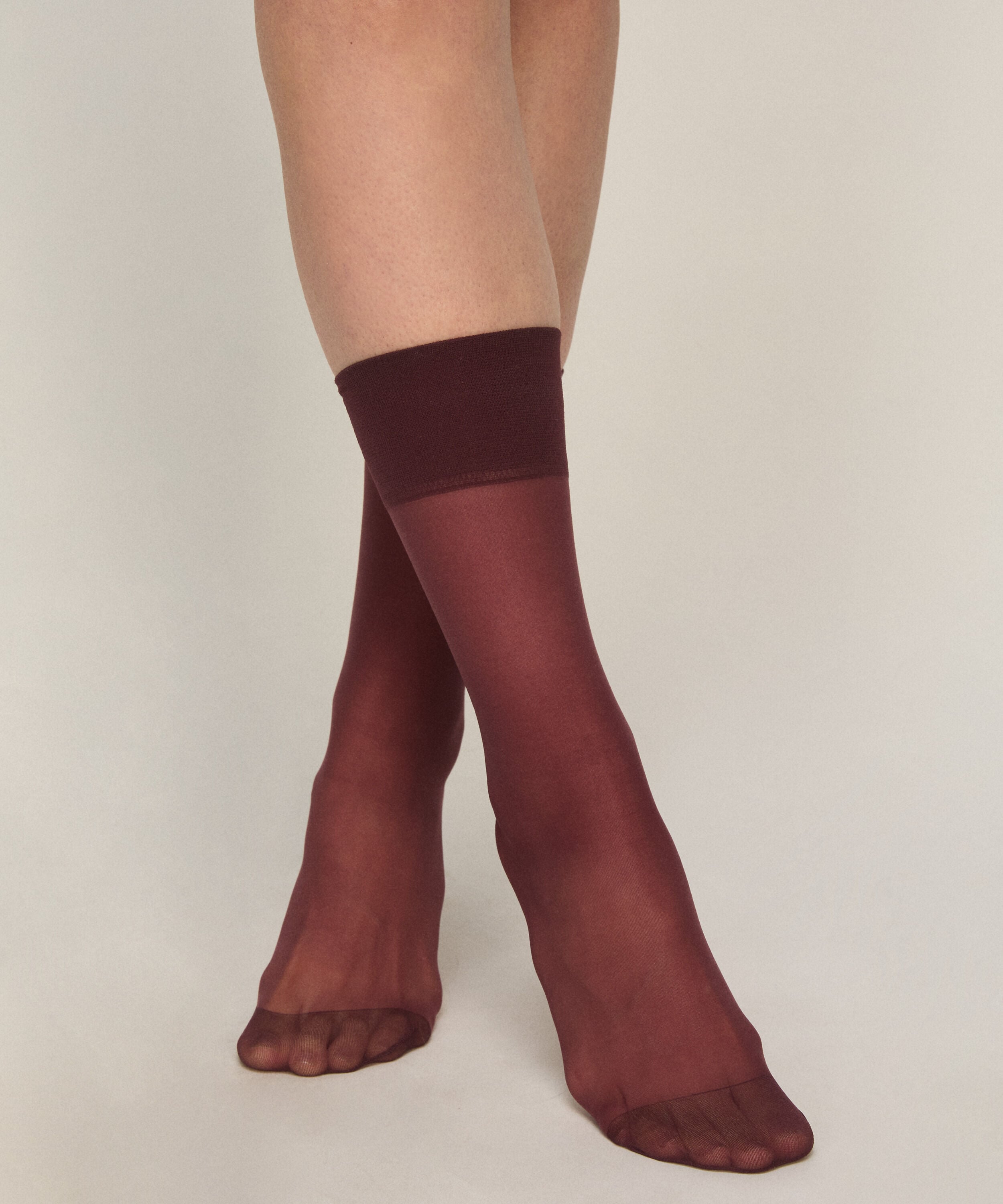 Sheer Socken Back Seam