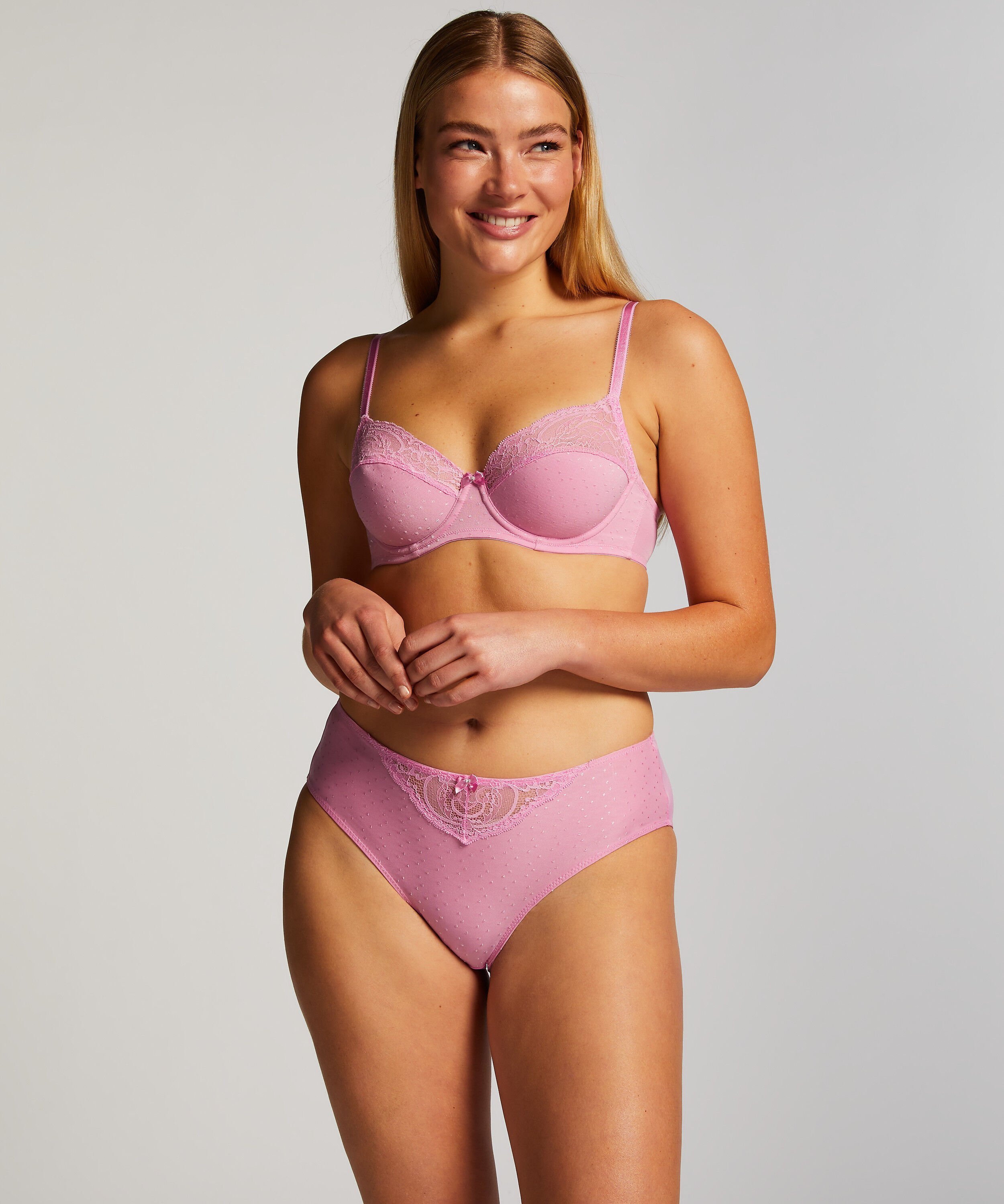 Hochsitzender Slip Sophie, Rose Hochsitzender Slip Sophie, Rose