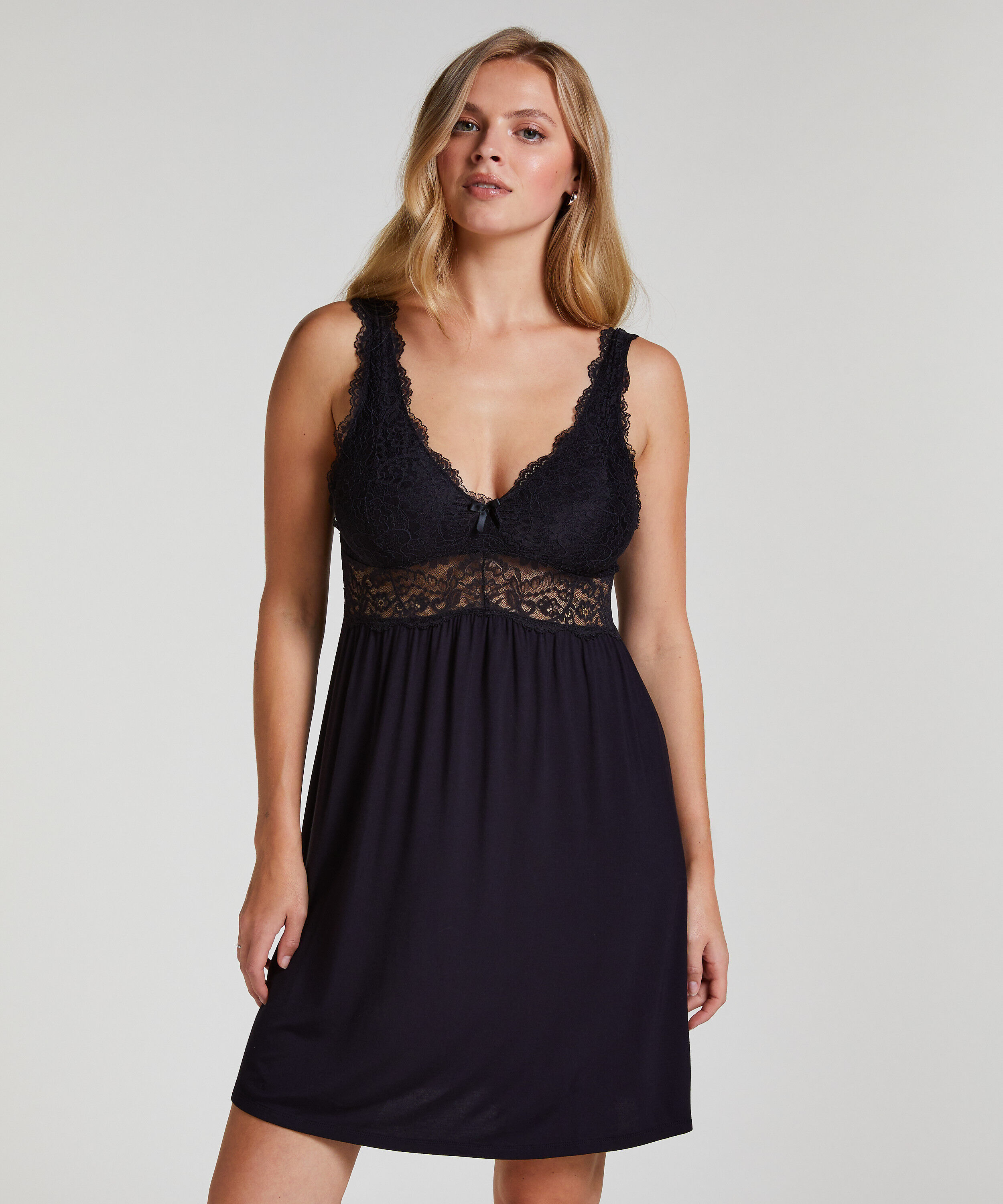 Slipdress Nora Lace, Schwarz Slipdress Nora Lace, Schwarz