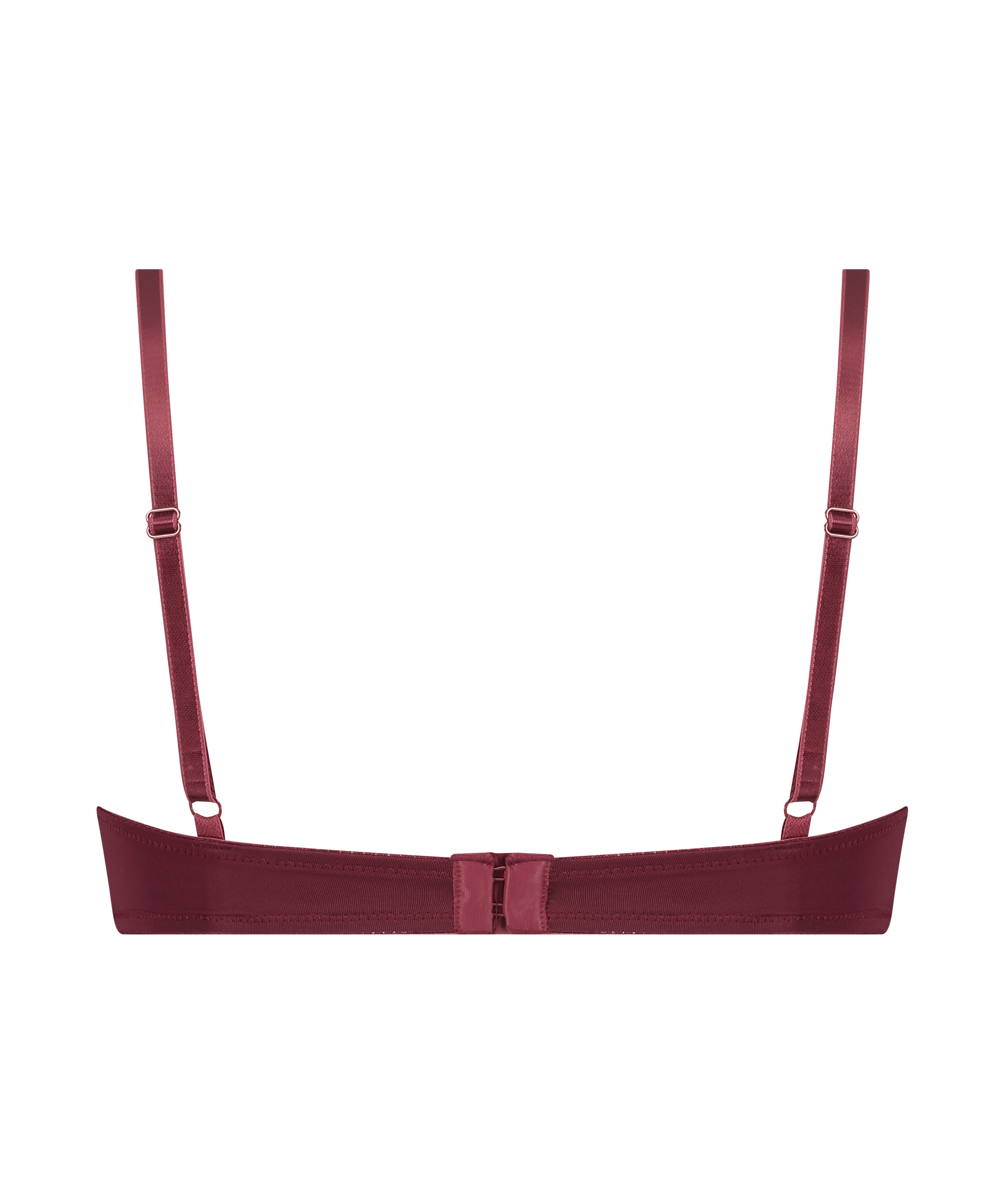 Vorgeformter B&uuml;gel-BH Plunge, Rot, main