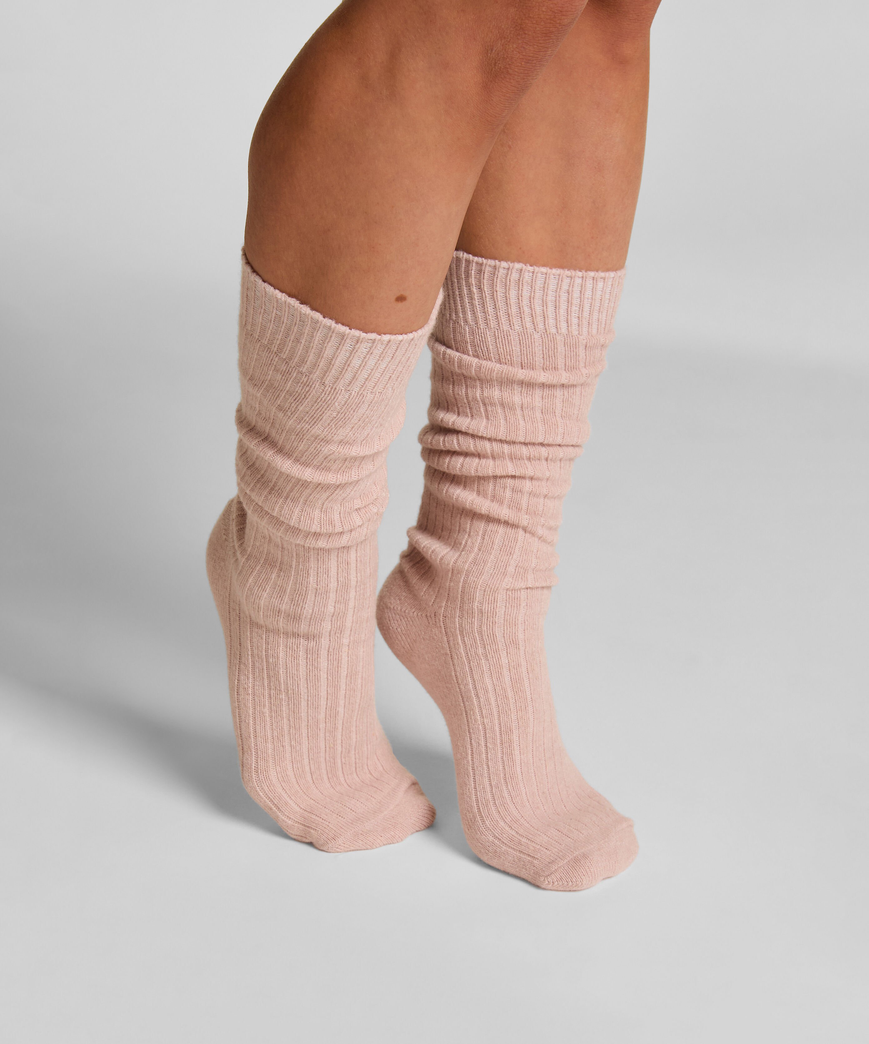 Socken aus Kaschmir-Mix, Rose Socken aus Kaschmir-Mix, Rose