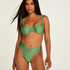 Nicht vorgeformtes Bügel-Bikini-Top Mauritius, grün