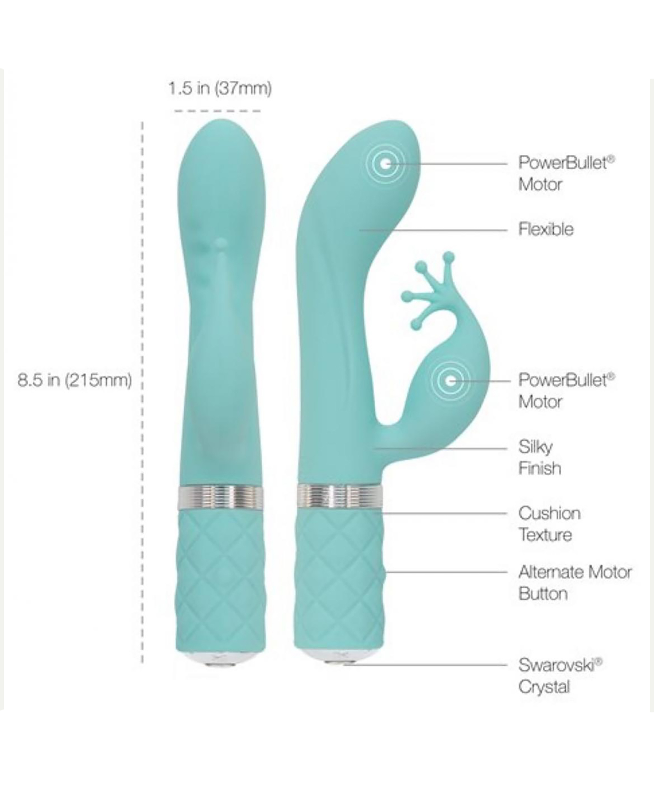 Kinky Rabbit & G-Punkt-Vibrator, grün, main