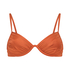Unwattiertes Bügel-Bikini-Oberteil Corfu , Orange