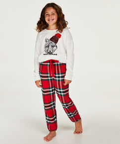 Pyjama-Set f&uuml;r Teenager-M&auml;dchen, Rot