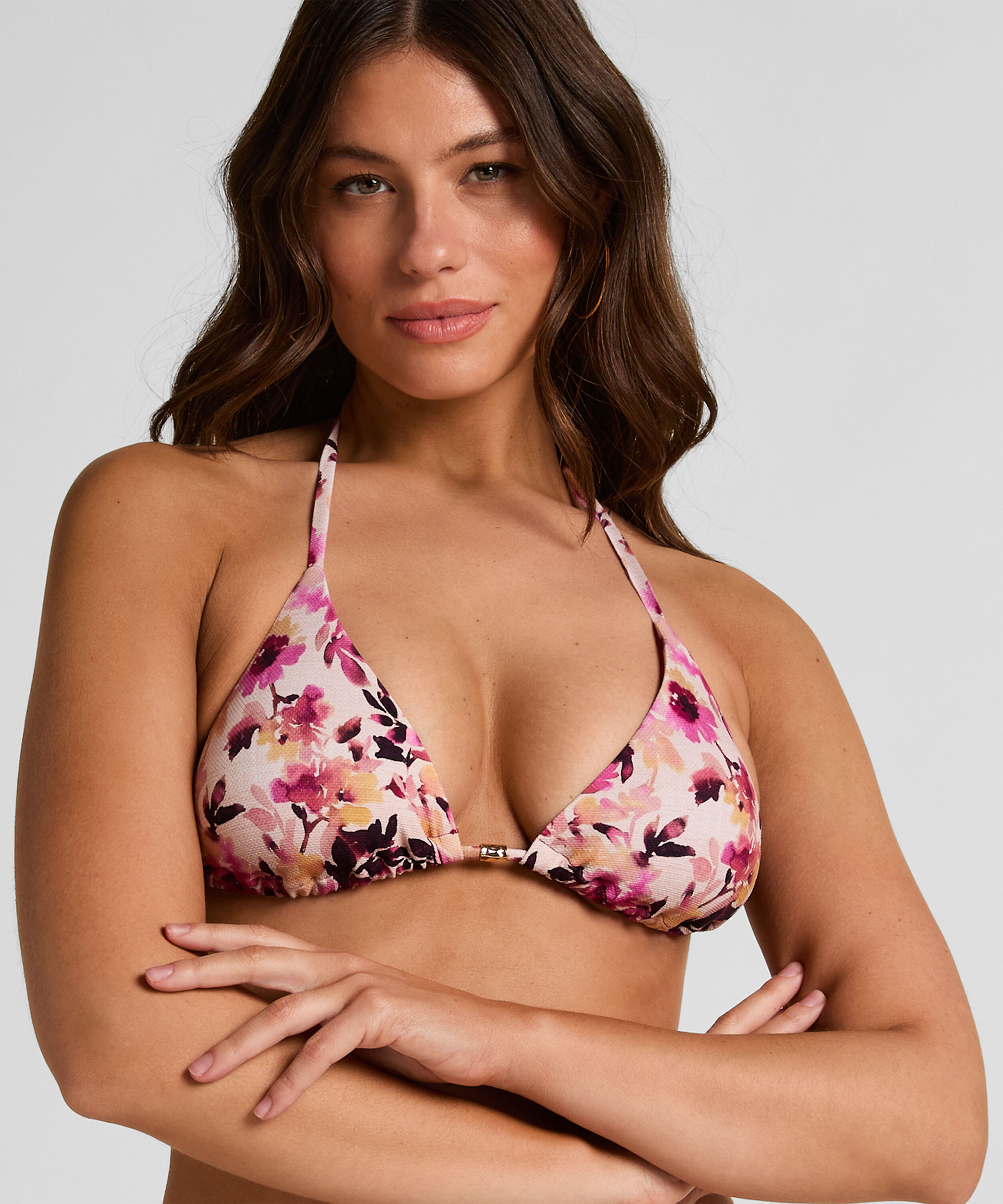 Lagos Triangel-Bikini-Oberteil, Beige