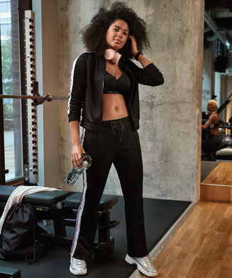 HKMX Tracksuit-Hose, Schwarz