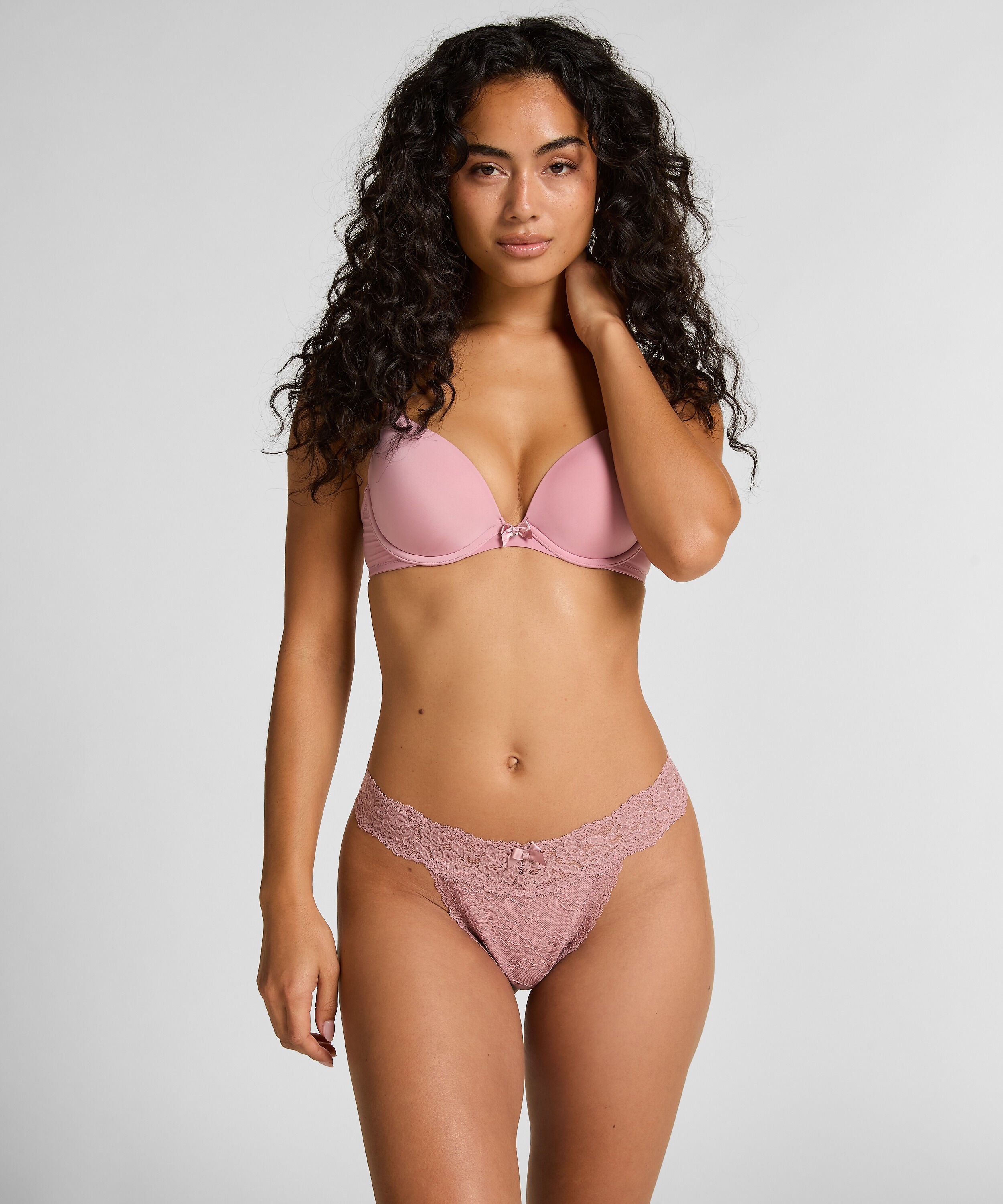Extra Tief sitzender String Madison, Lila