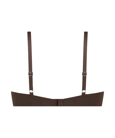 Vorgeformter Push-Up-Bügel-BH Smooth, Braun