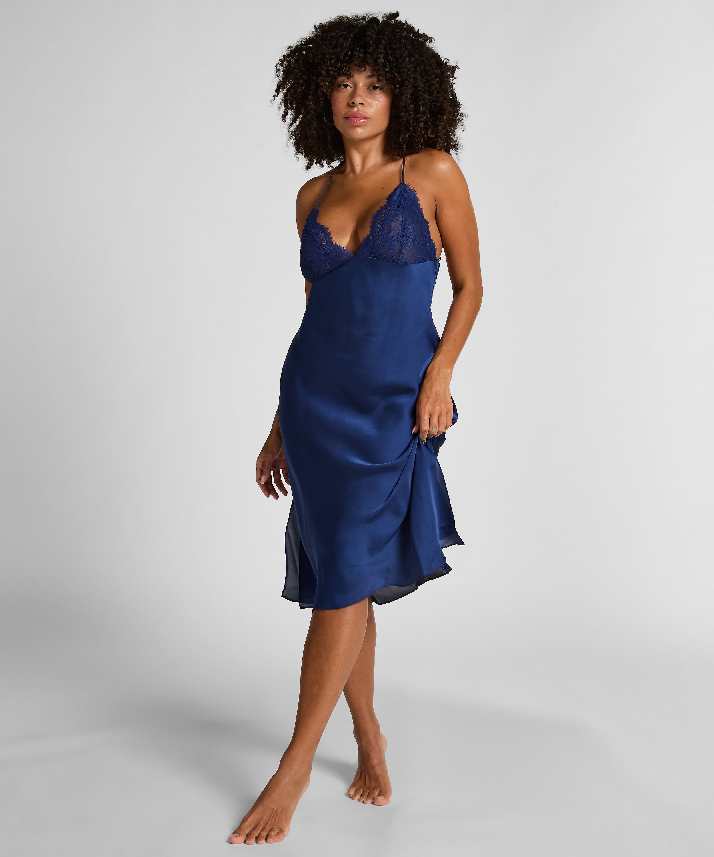 Slipdress Dorothy, Blau