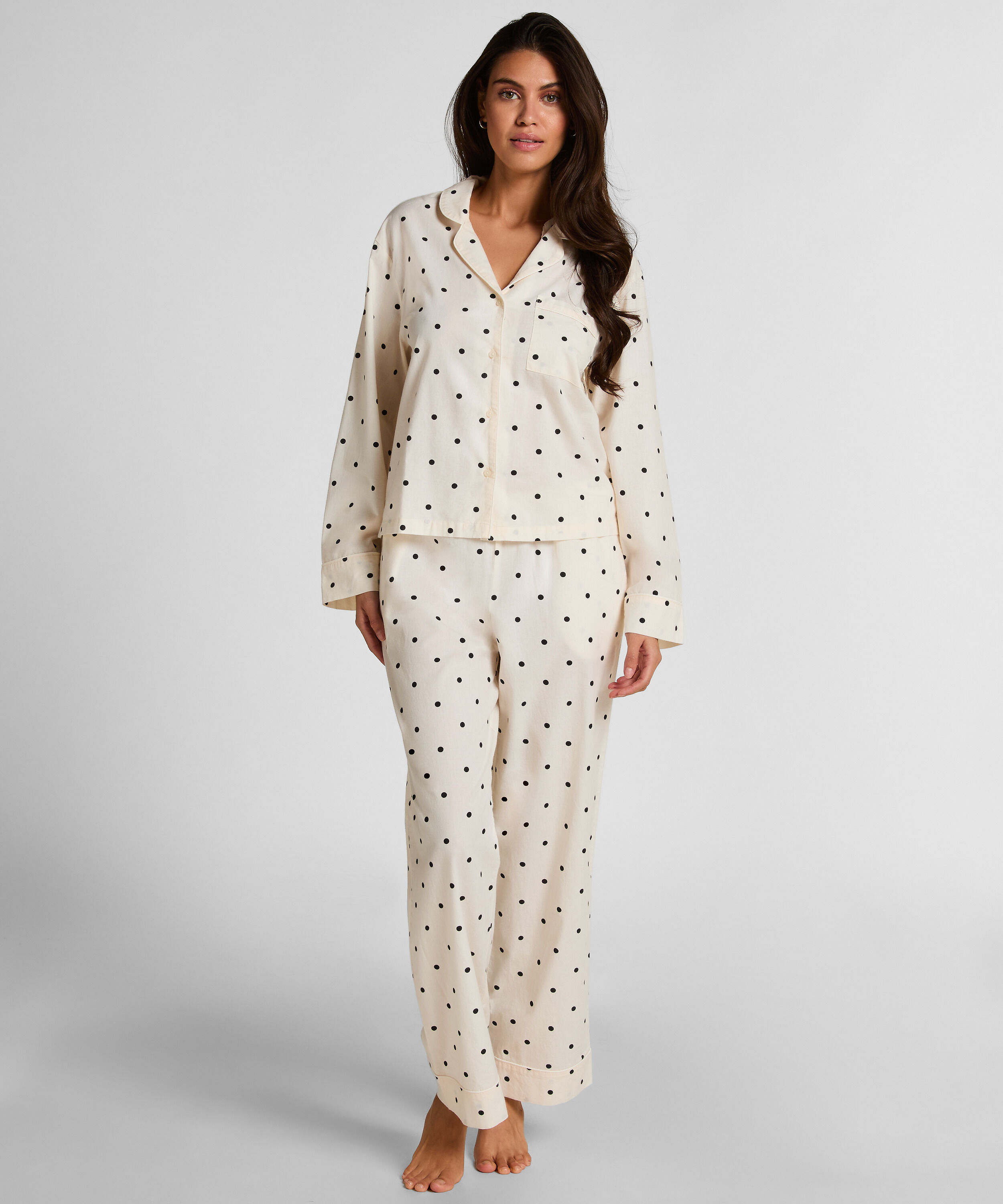 Jacke aus Baumwolle mit Punkten