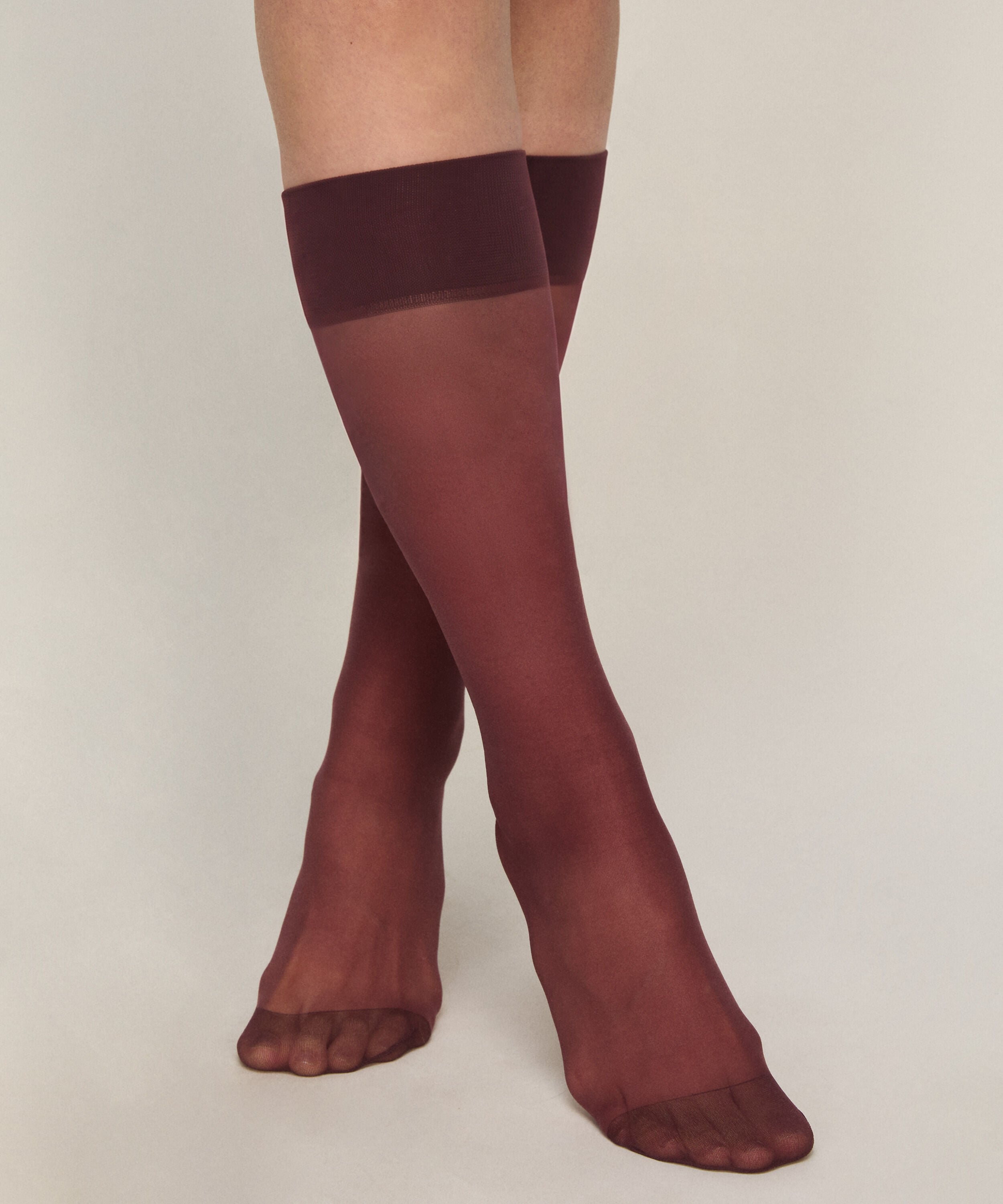 Sheer Socken Back Seam