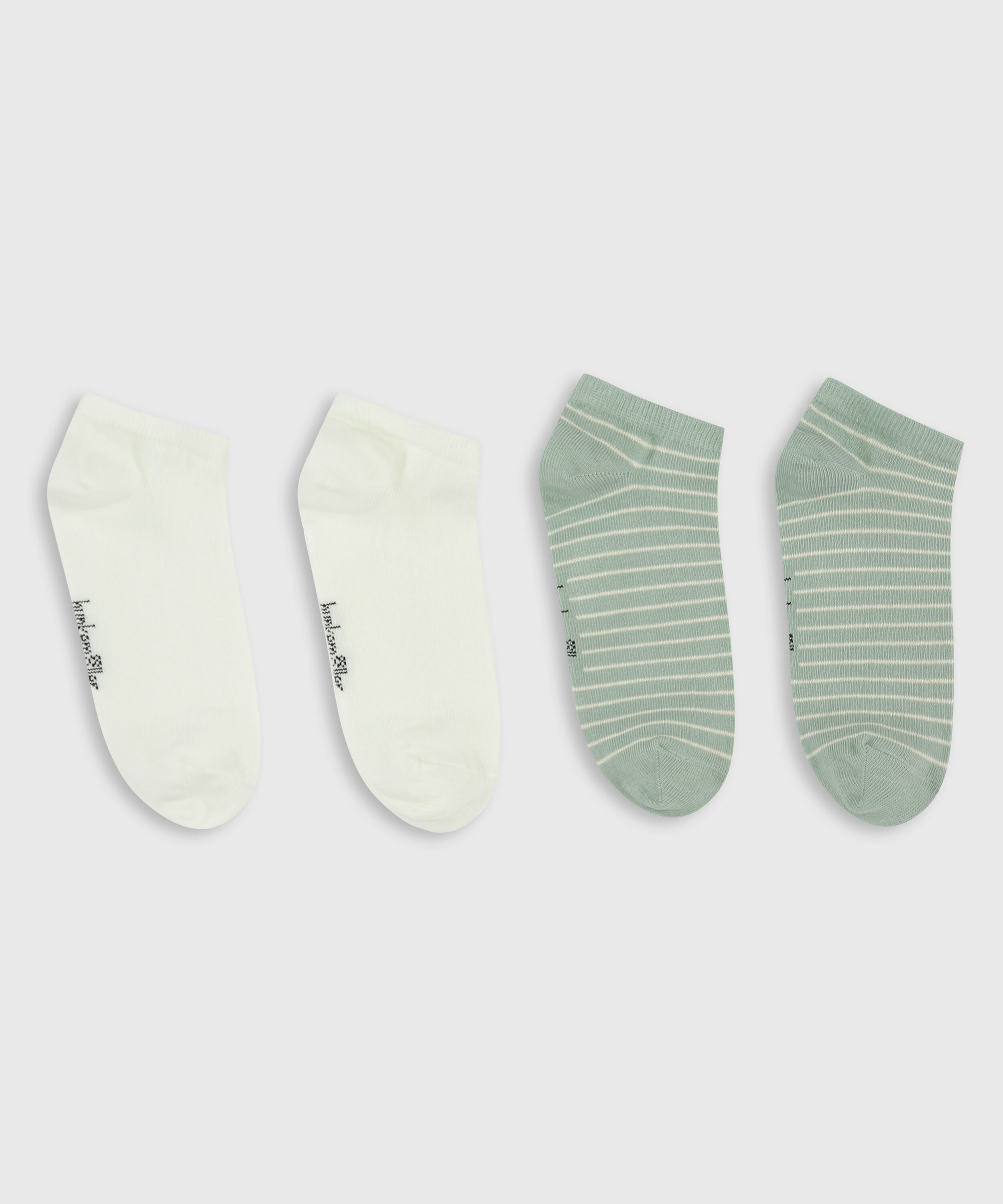 2 Paar Socken, Wei&szlig;
