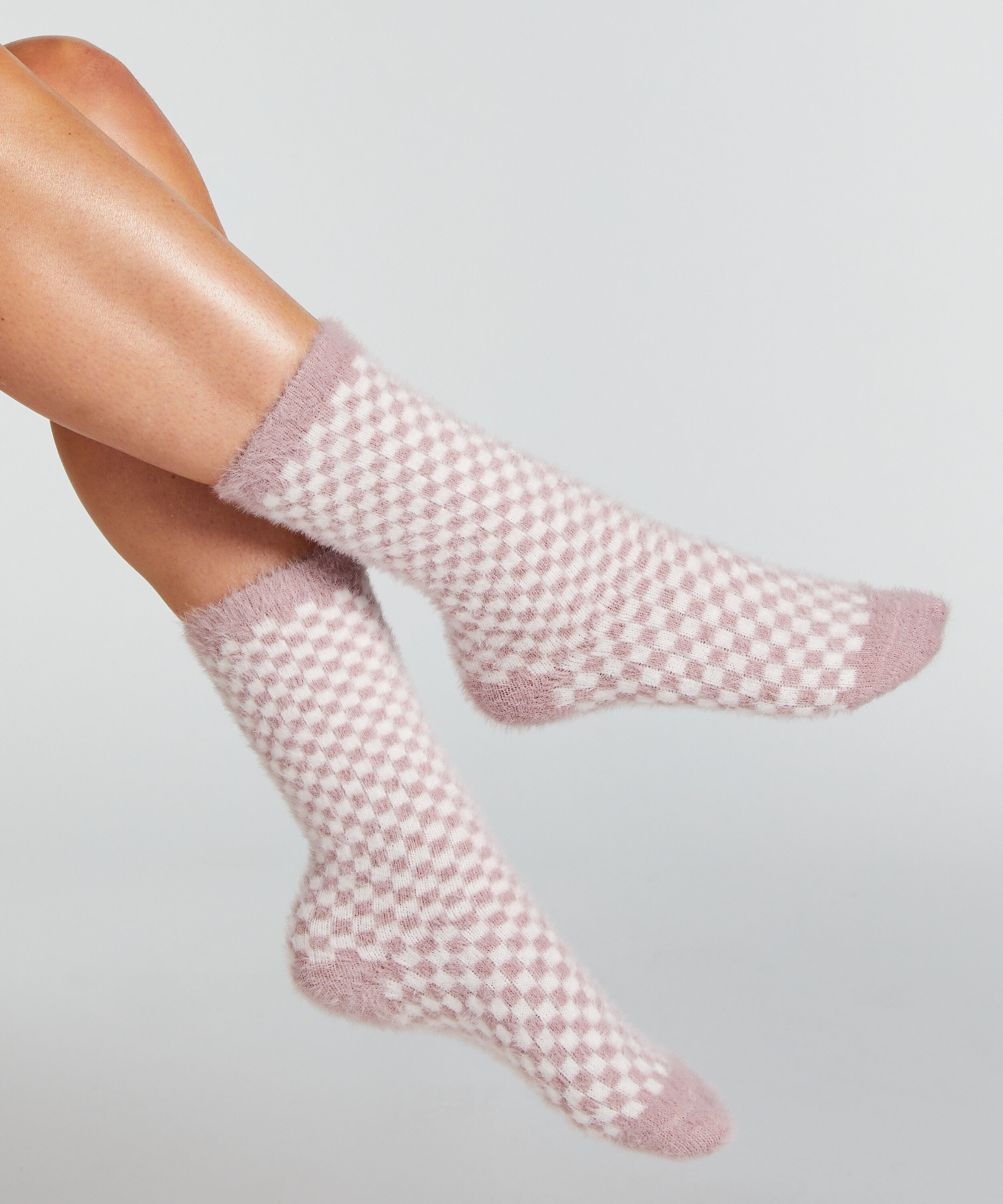 2 Paar Socken Cosy, Lila
