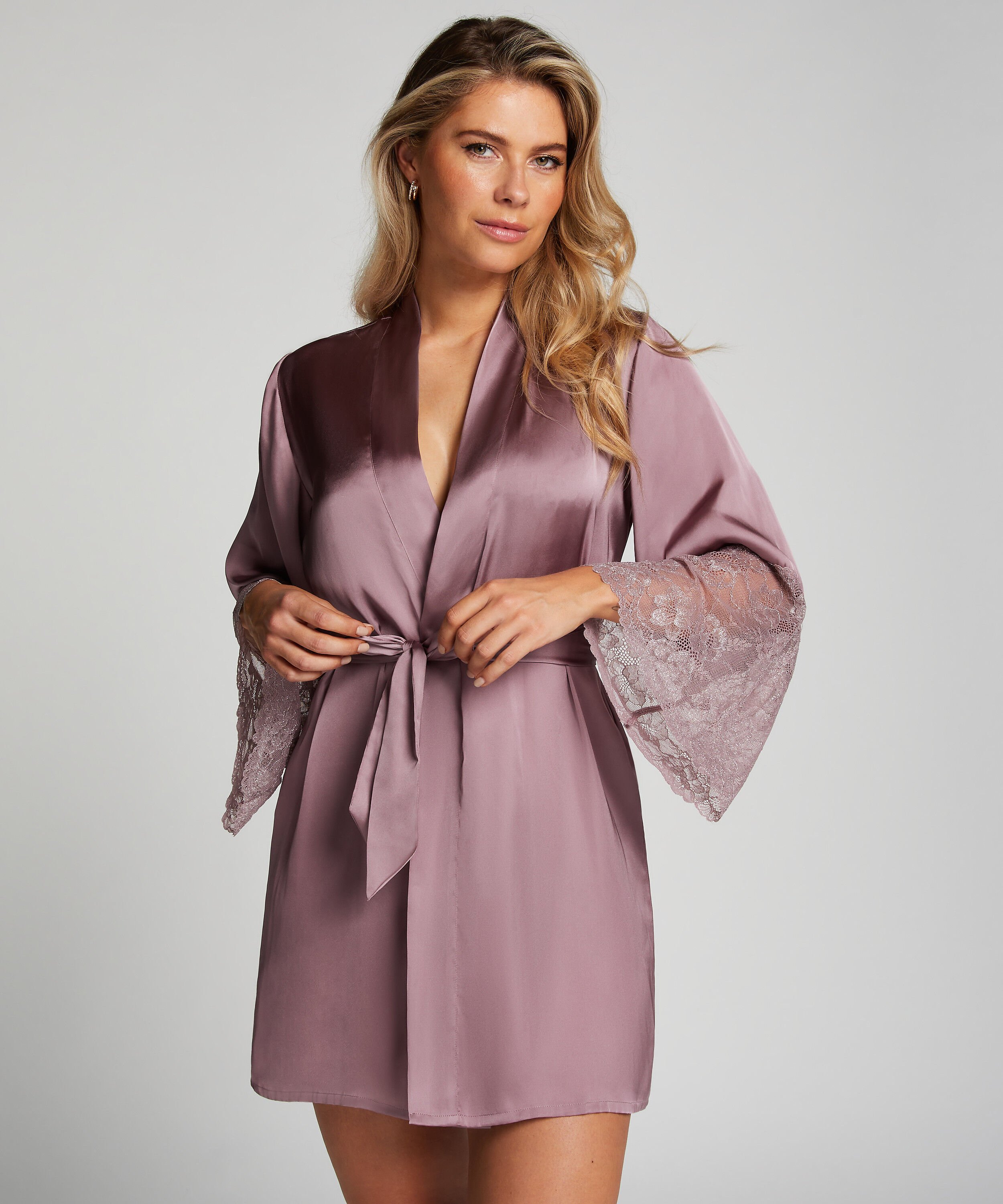 Kimono Satin, Lila