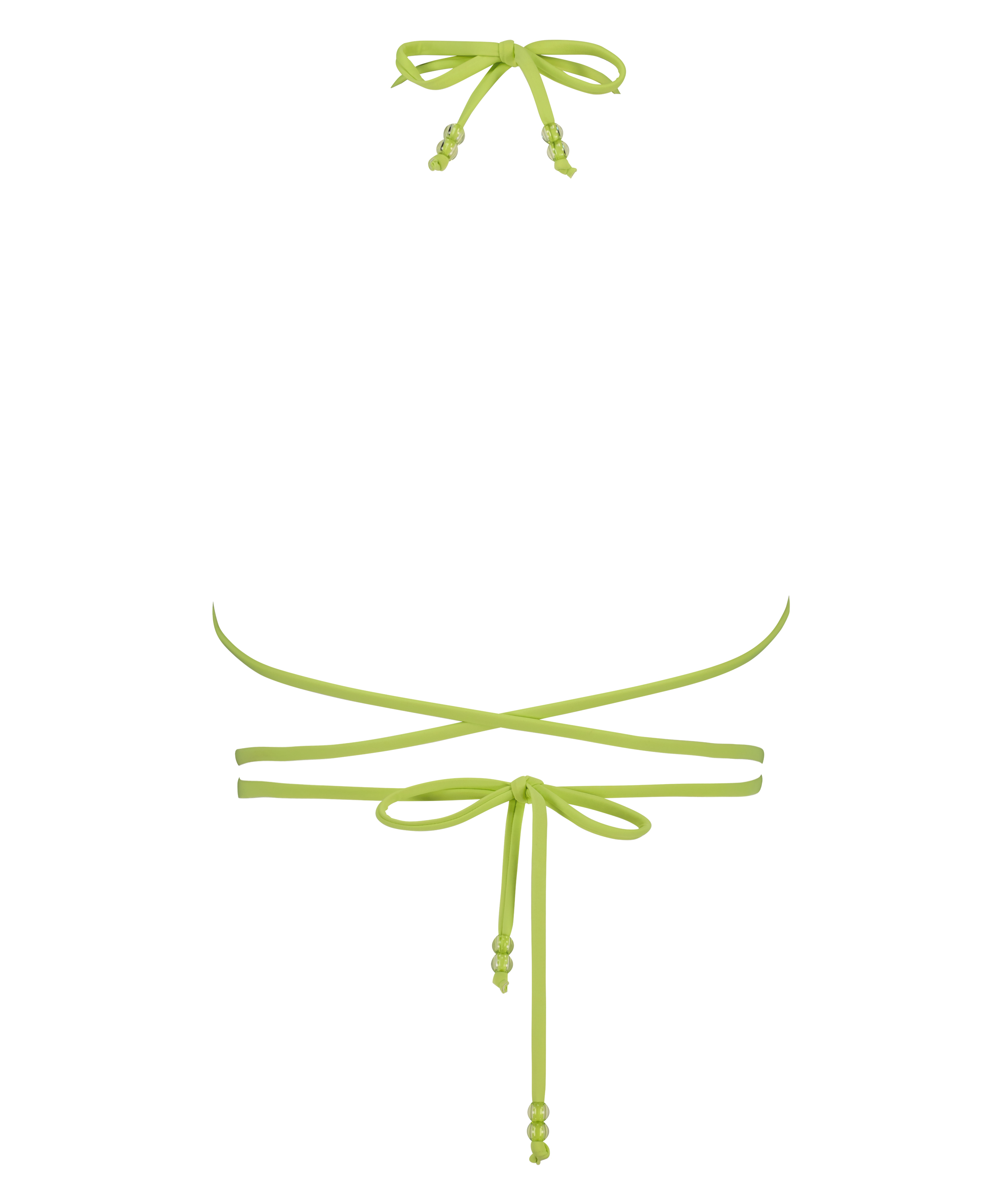 Triangel-Bikinioberteil Wild, grün, main