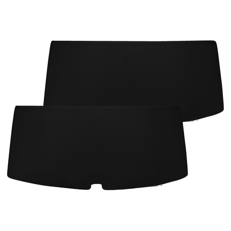 2-pack boxershorts Kim Cotton, Schwarz