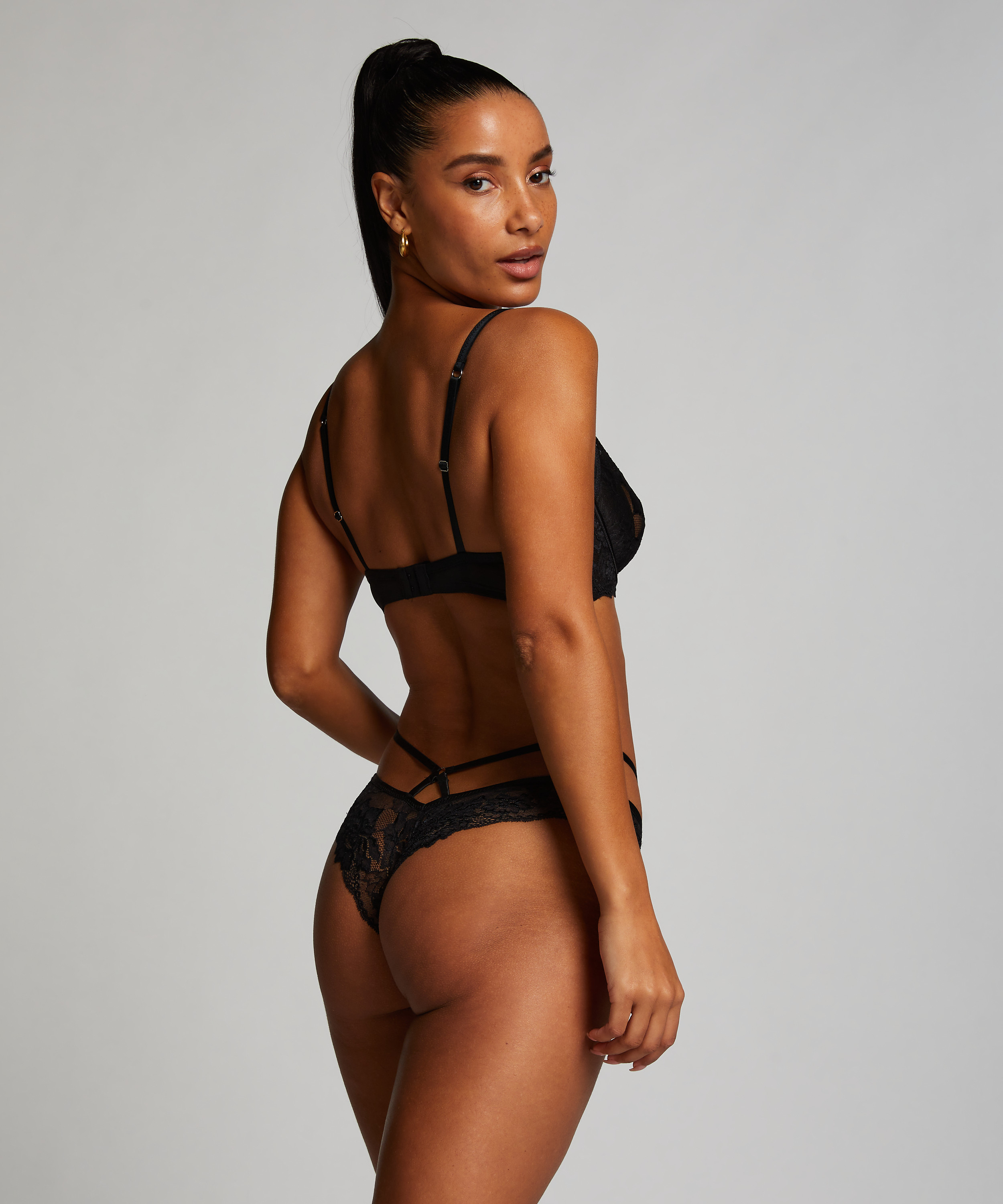 Unwattierter B&uuml;gel-BH Sosha, Schwarz, main