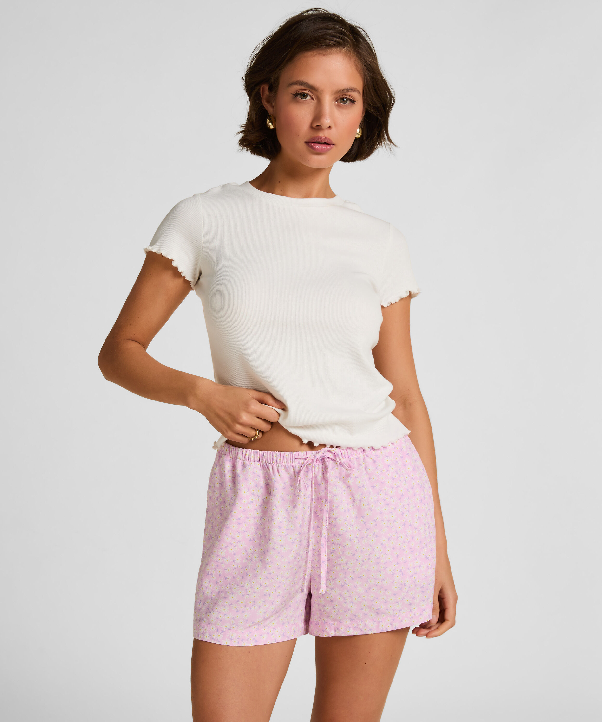 Pyjama-Shorts, Rose Pyjama-Shorts, Rose