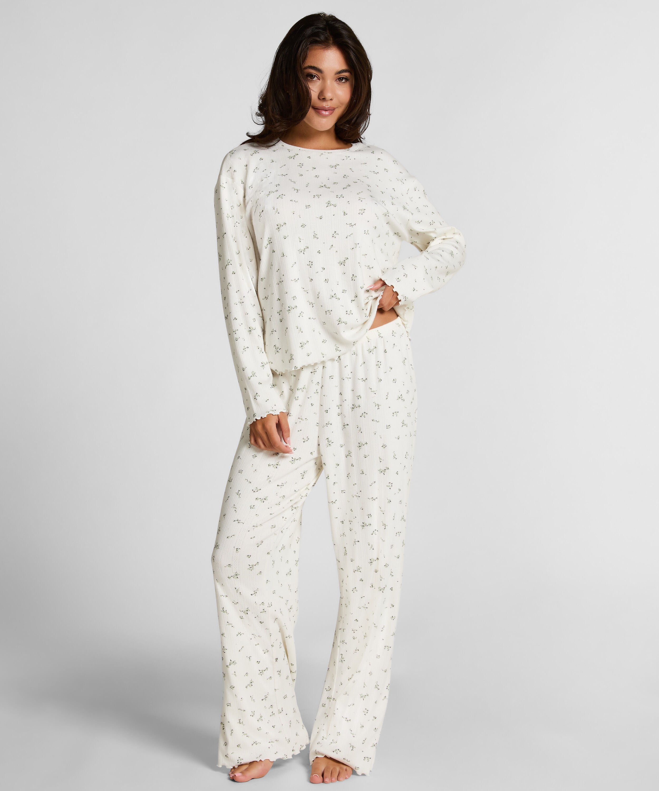 Pyjama Hose Loose Pointelle