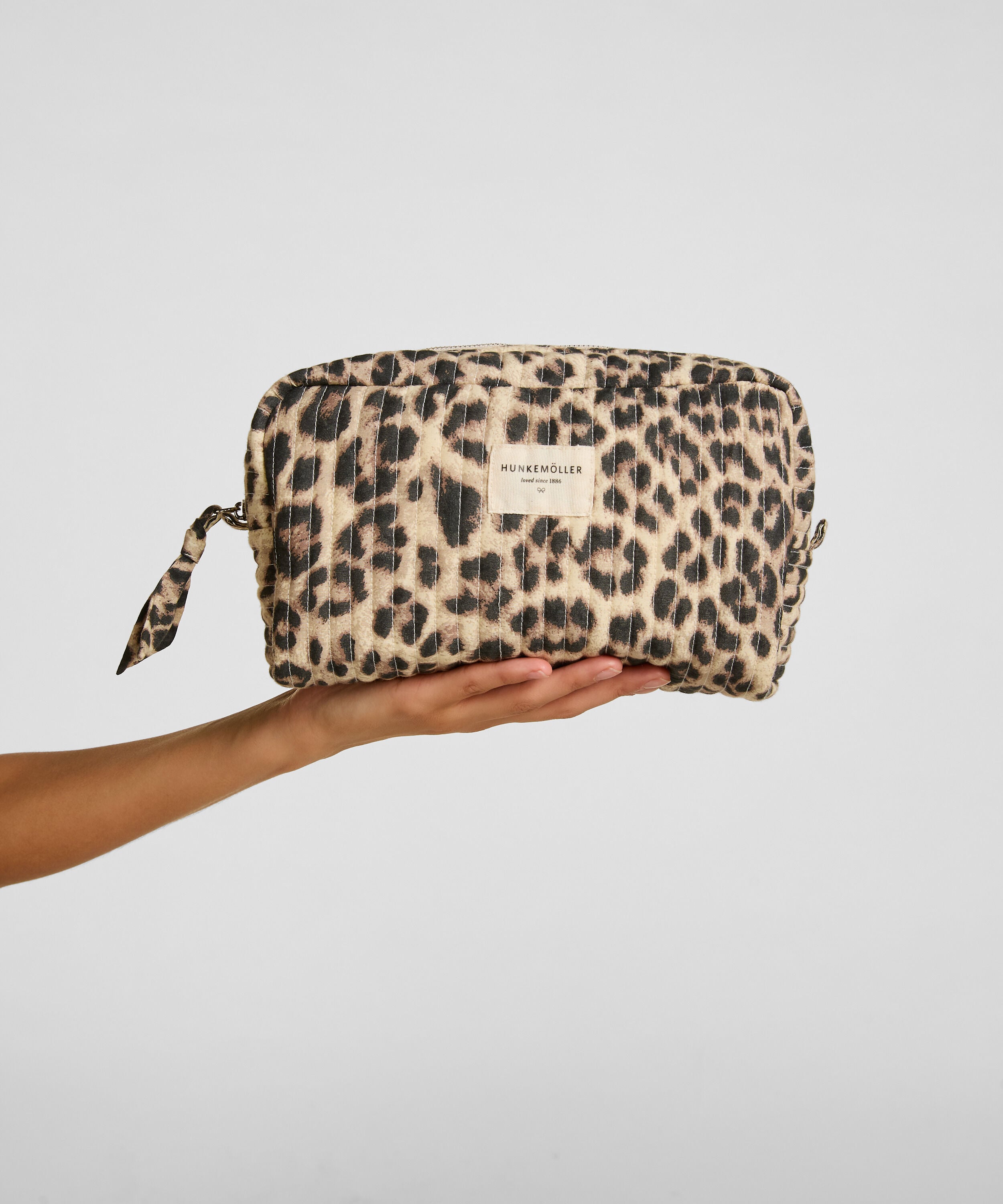 Make-Up Tasche Groß Leopard, Beige Make-Up Tasche Groß Leopard, Beige