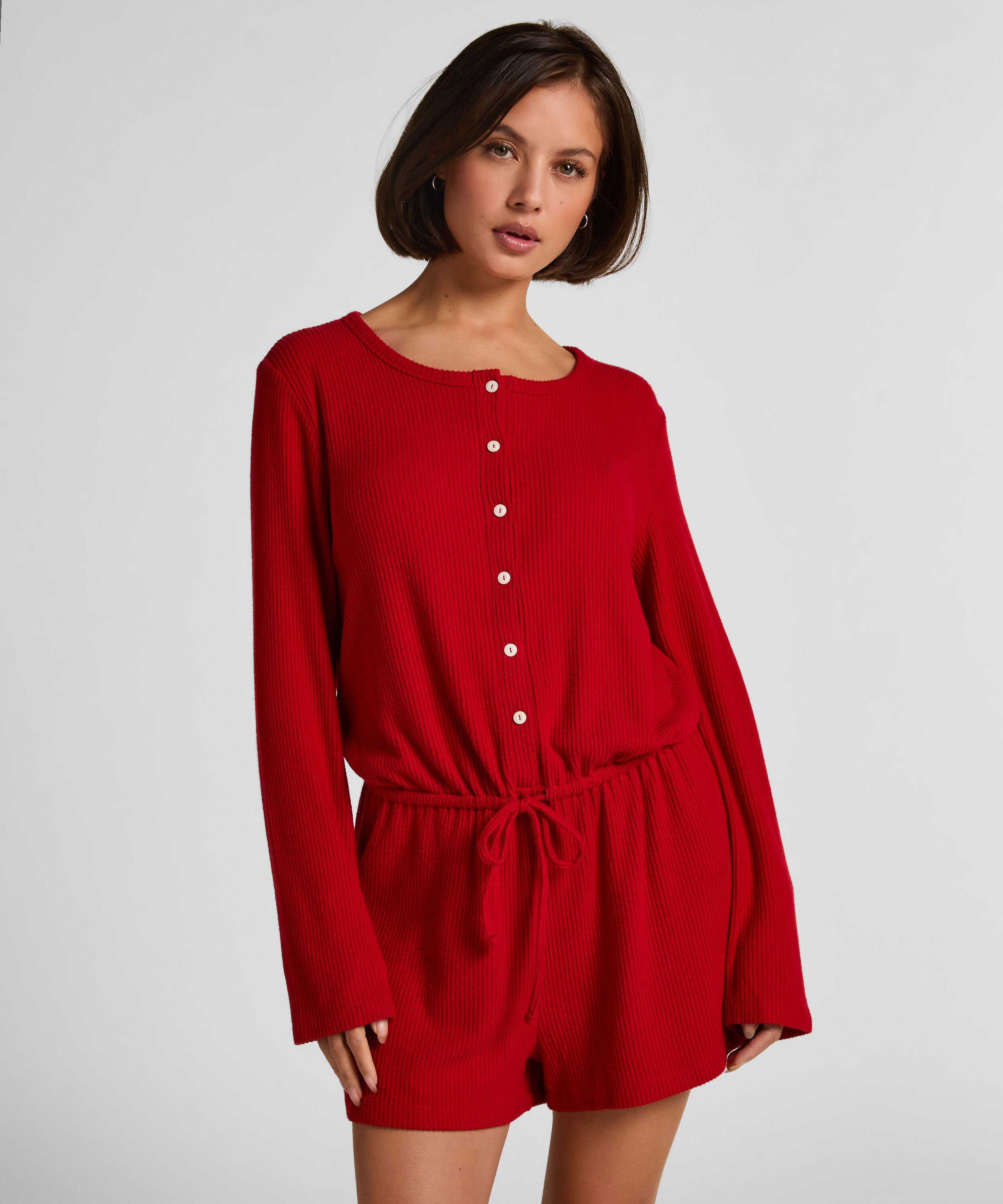 Short-Onesie Jersey Rib, Rot