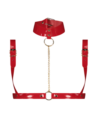 Private Choker Harness, Rot