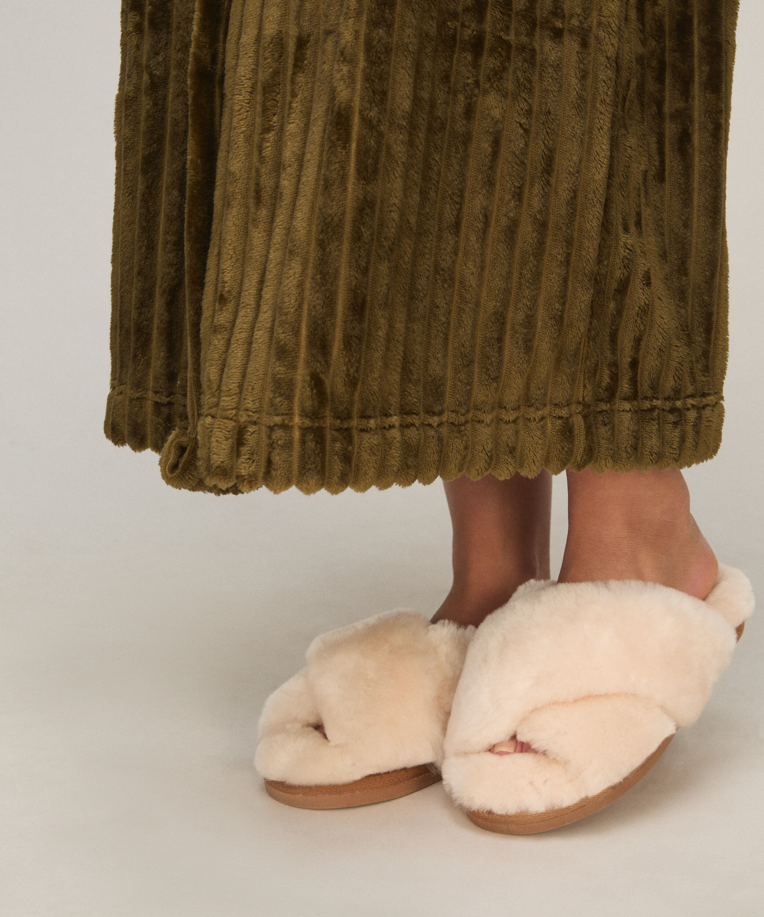 Hausschuhe Sheepskin, Weiß