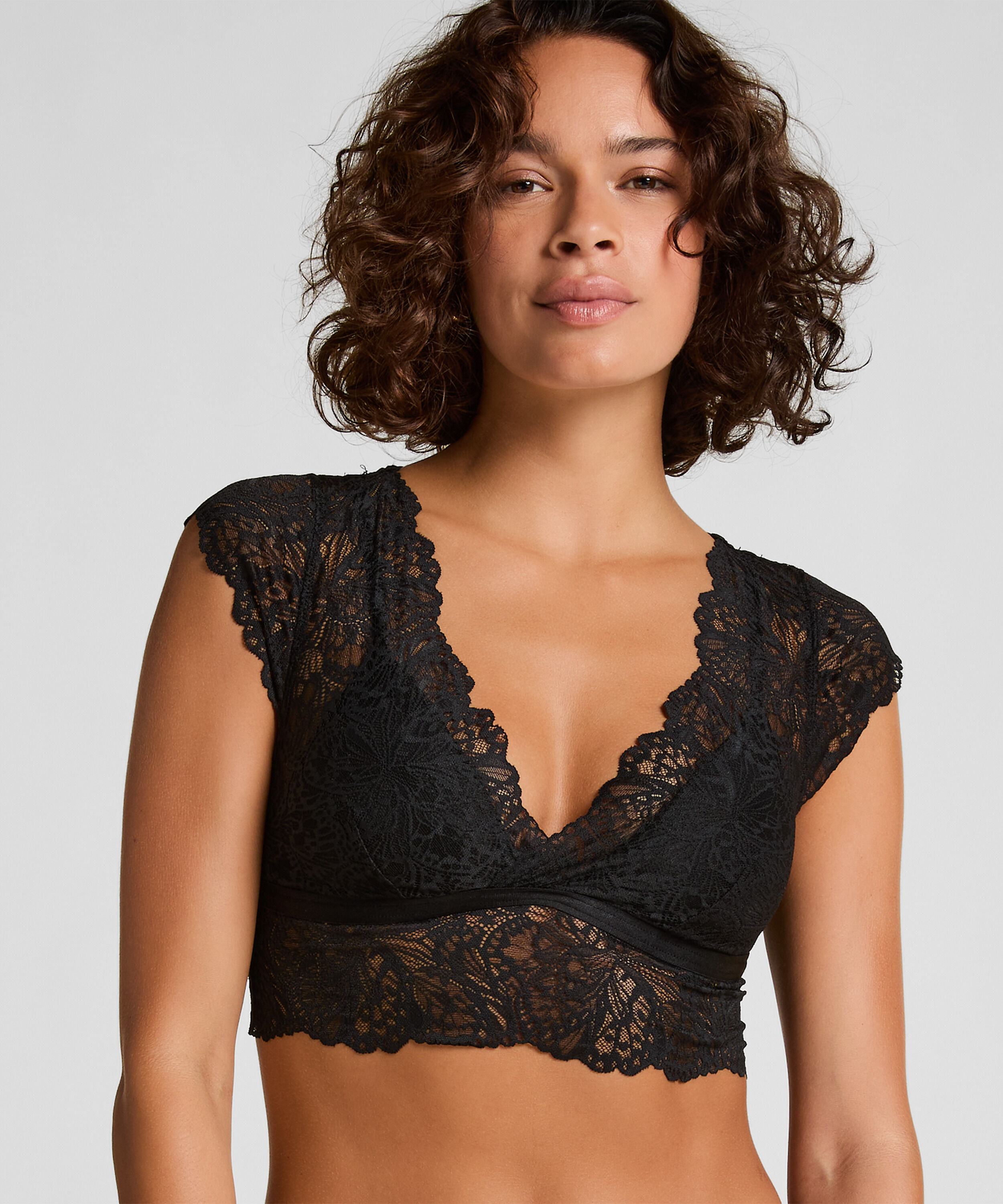 Bralette Poesie, Schwarz Bralette Poesie, Schwarz