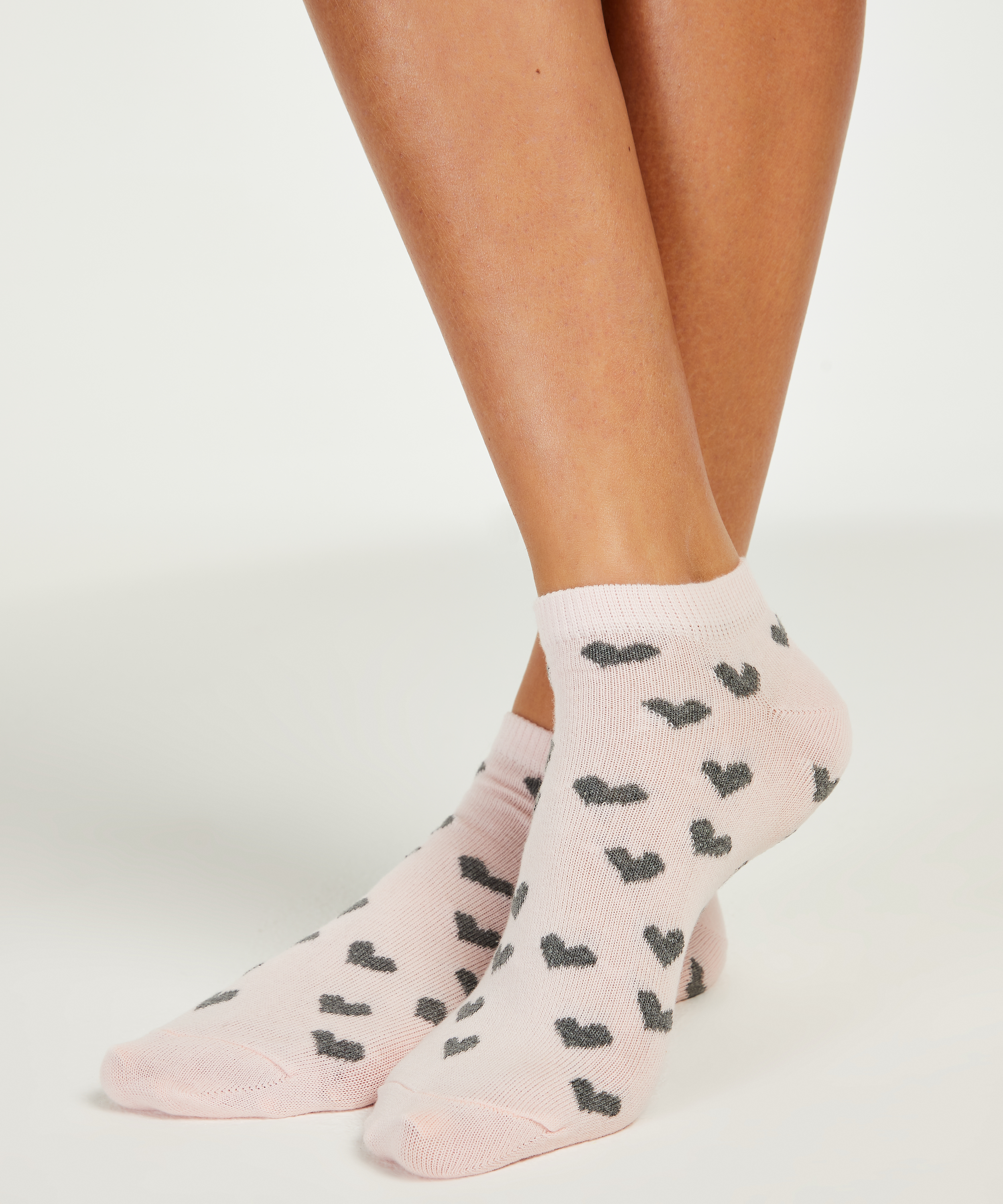 2 Paar Socken, Grau, main