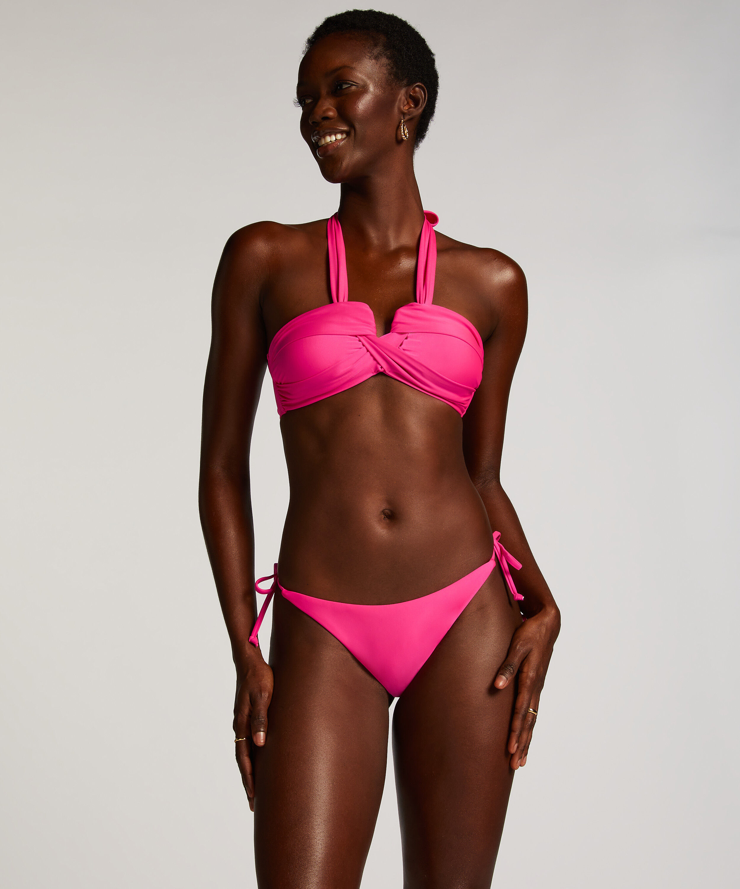 Bikini Slip String Naples, Rose