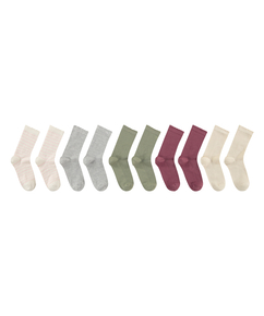 5 Paar Socken, Weiß